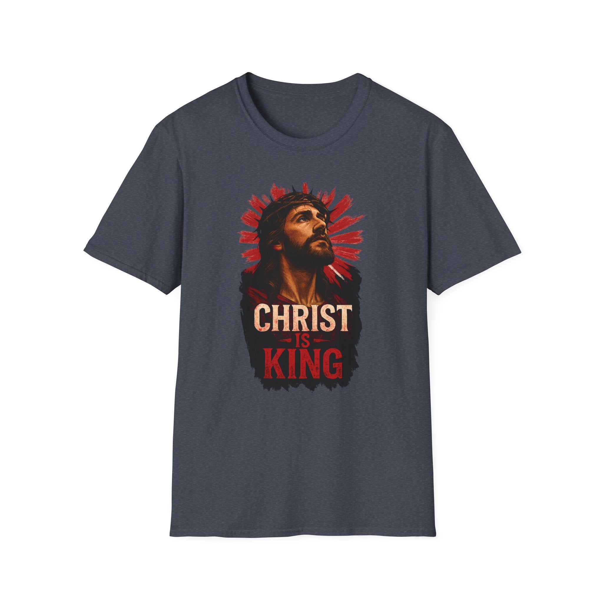 Christ is King Unisex Softstyle T-Shirt Alt Design