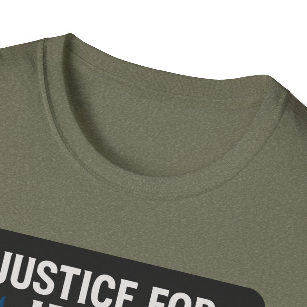Justice for Iryna Unisex Softstyle T-Shirt, Protest T-Shirt, Statement Apparel