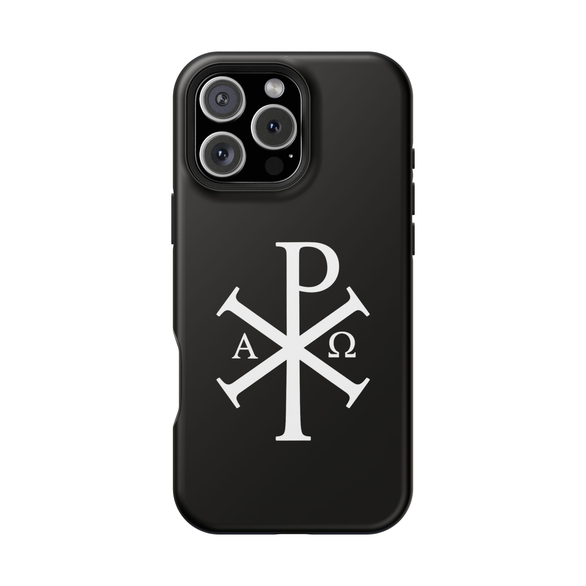 Pi Chi Rho White Design Magnetic Impact-Resistant Cases