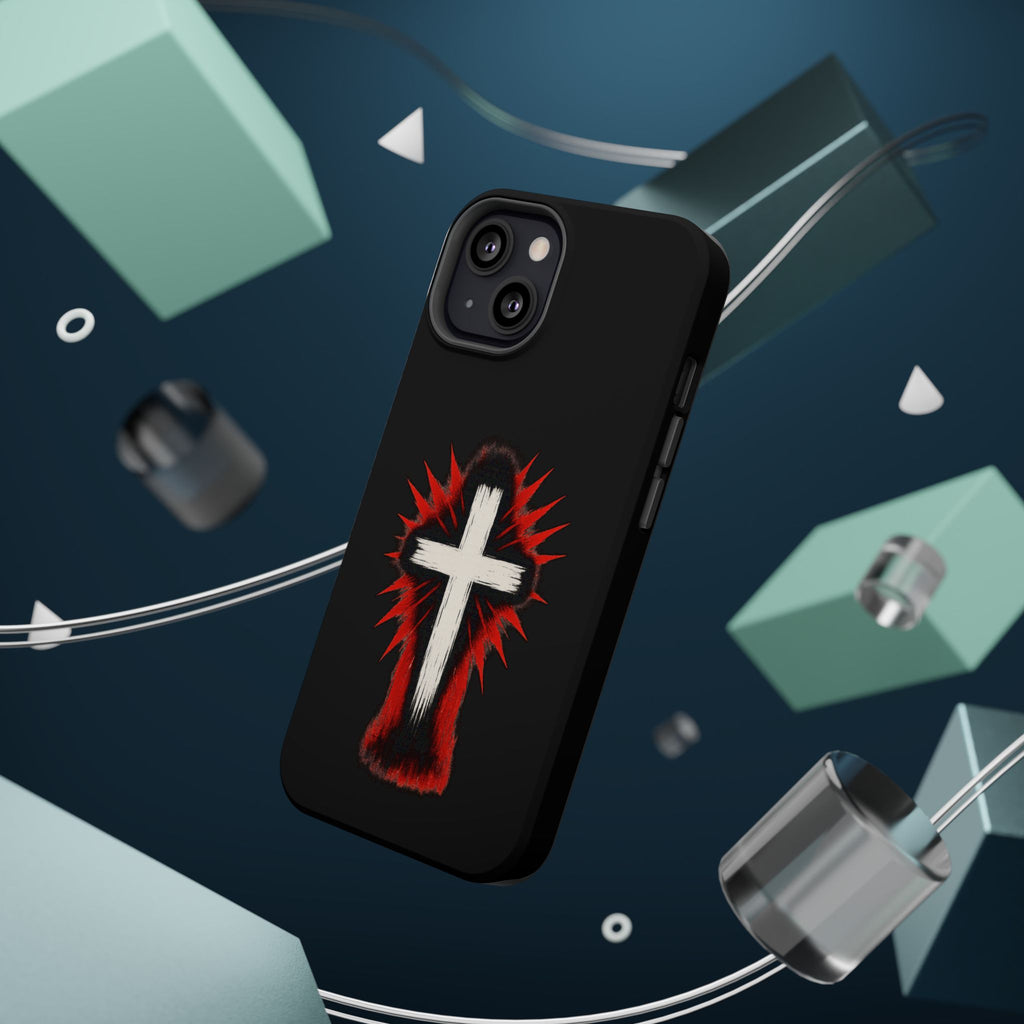 Crucifix Magnetic Impact Resistant Phone Case