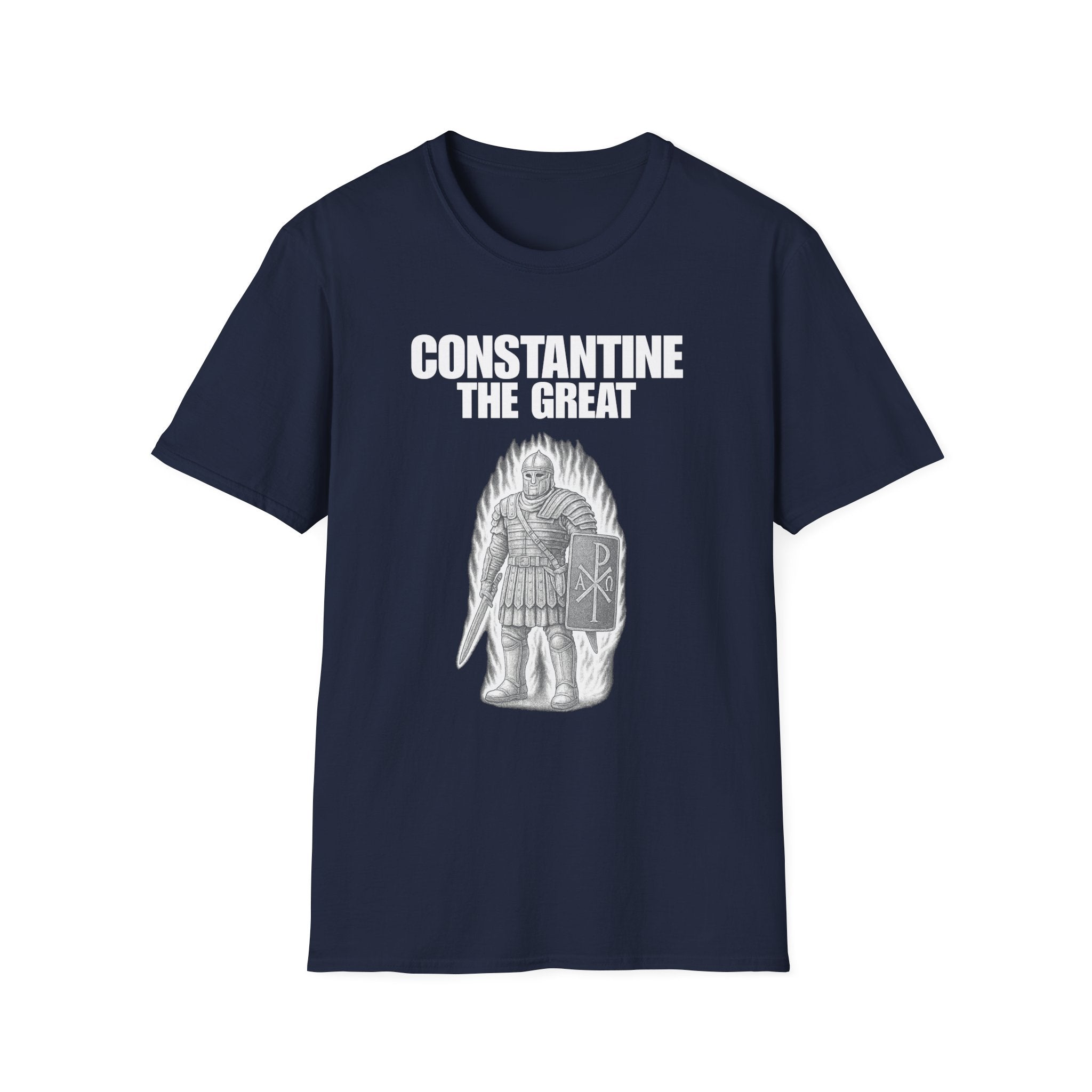 Constantine the Great White Design Unisex Softstyle T-Shirt