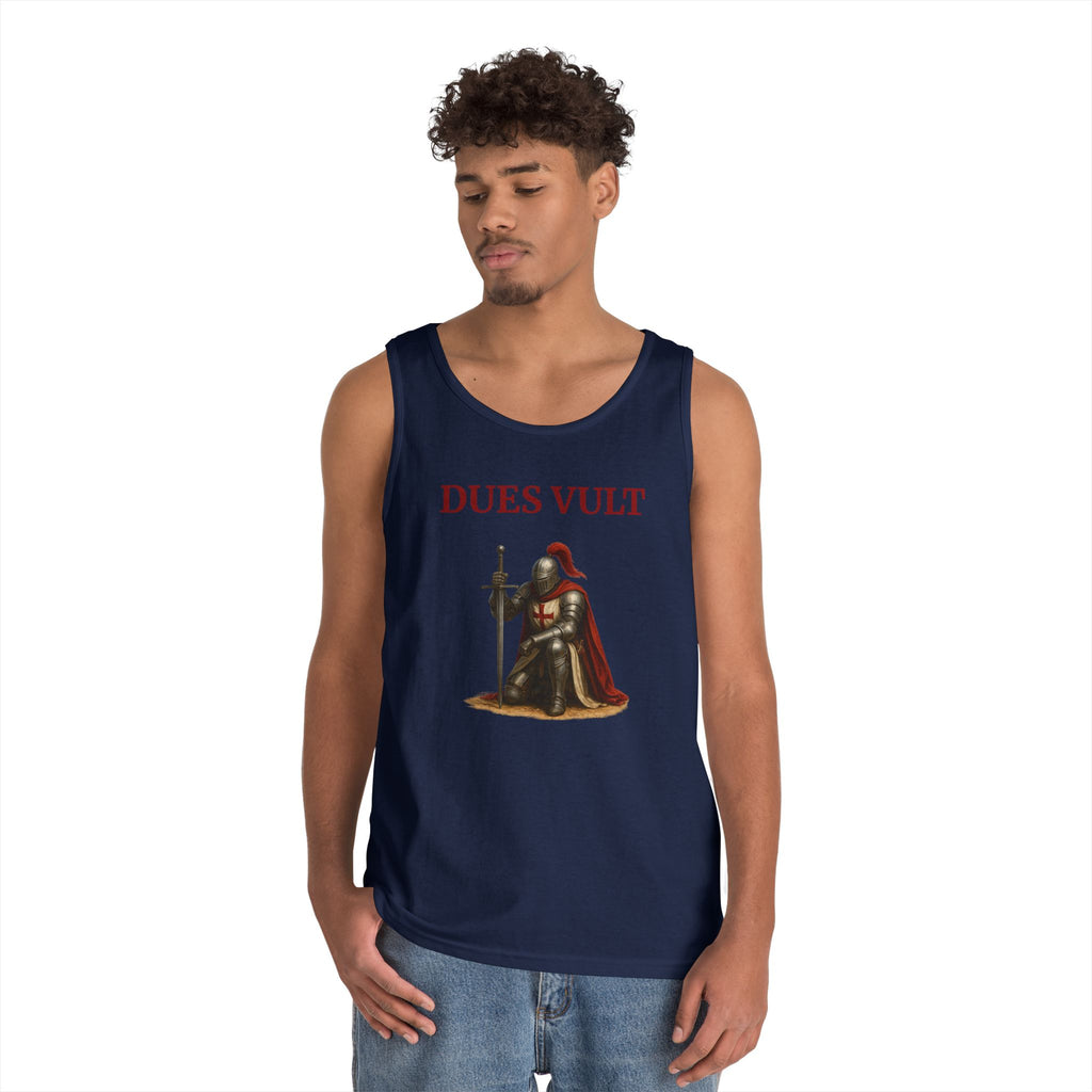 Knight-Inspired Dues Vult Crusader Tank Top