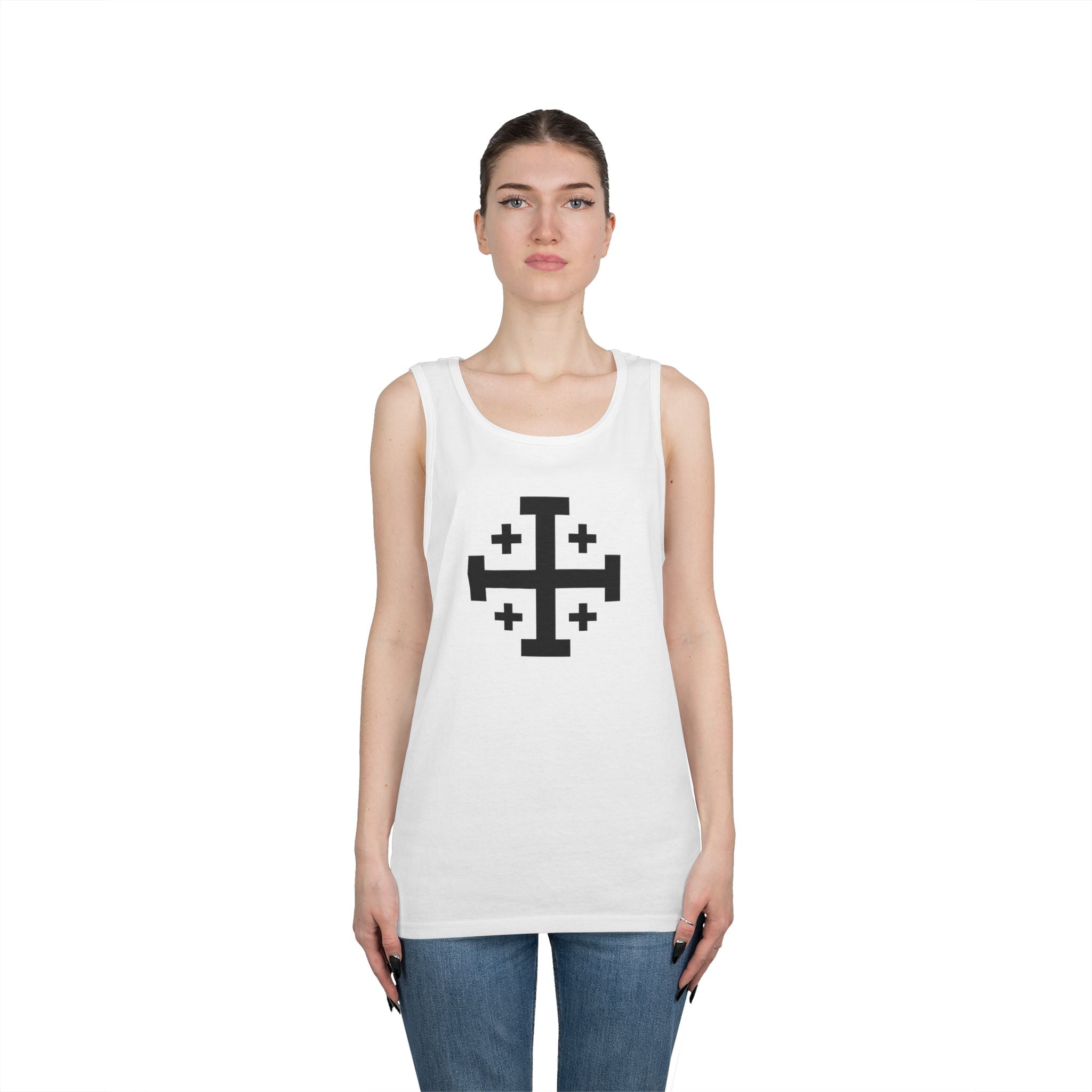 Cross of Jerusalem Unisex Graphic Tank Top