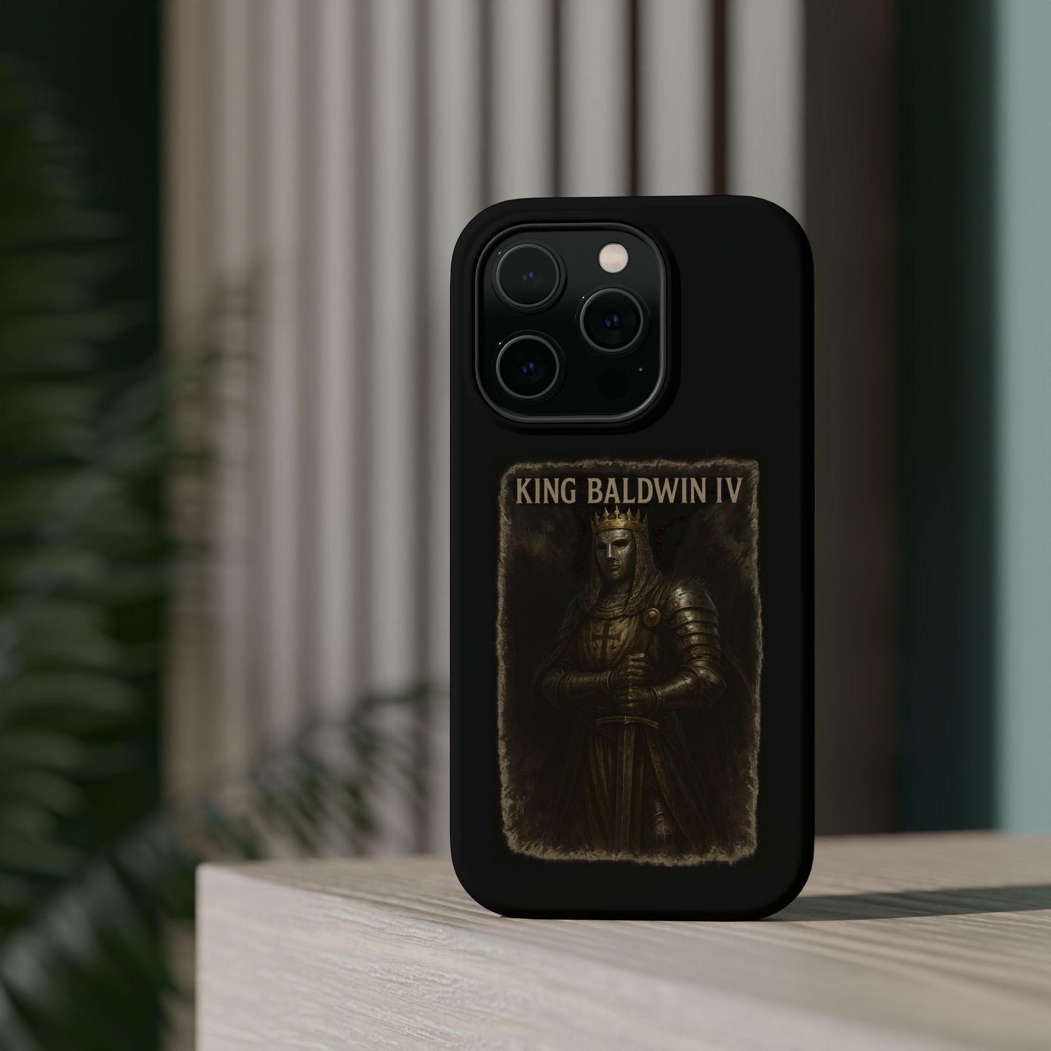 King Baldwin IV Impact-Resistant Magnetic Phone Case