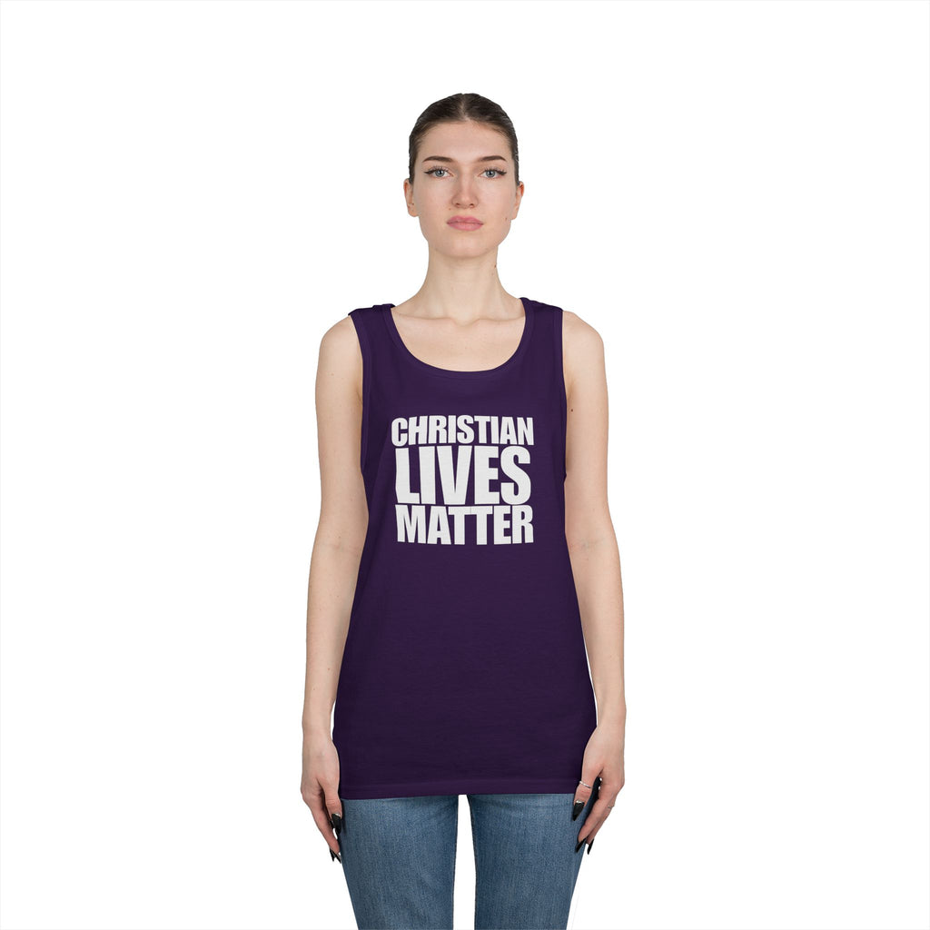 Christian Lives Matter Heavy Cotton Tank Top