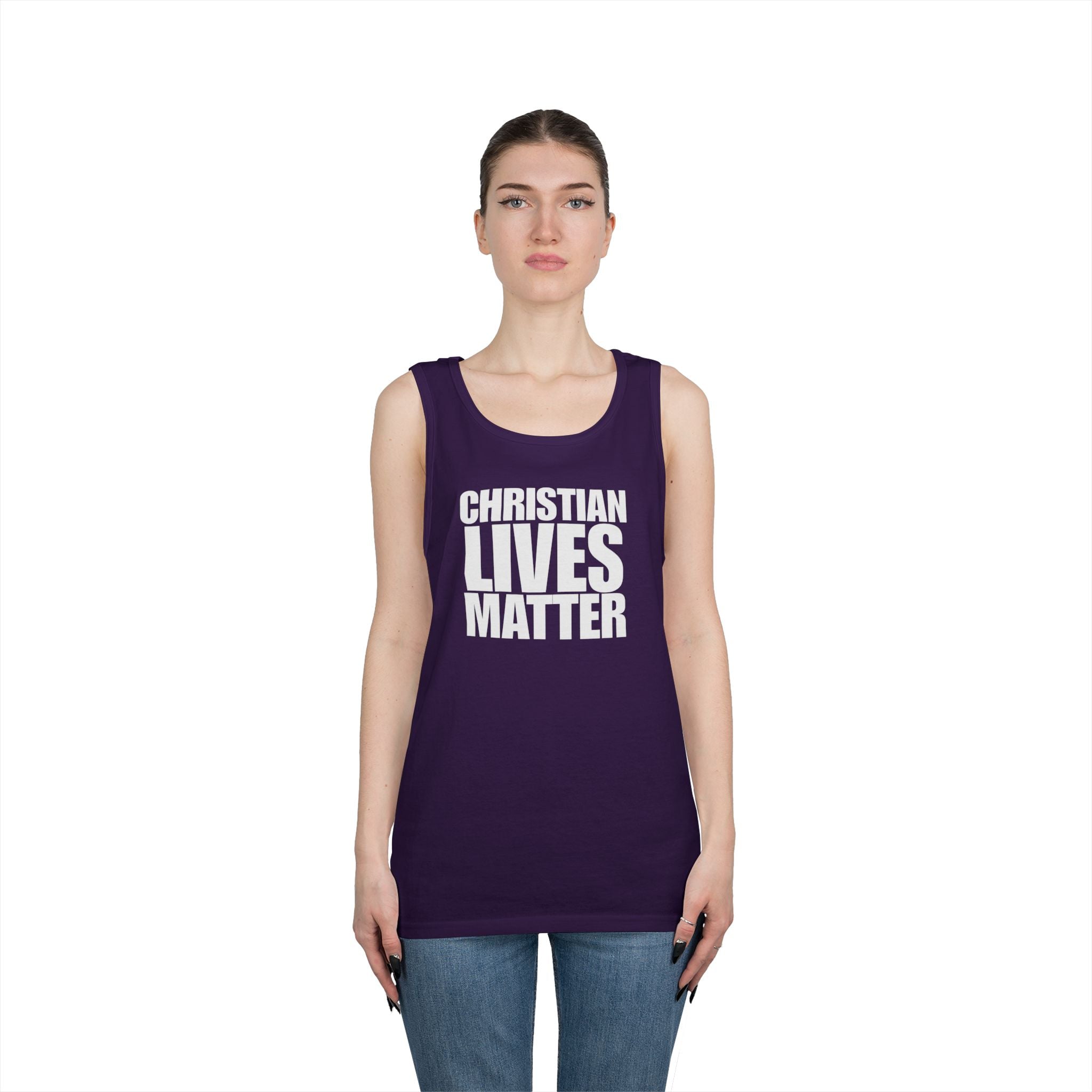 Christian Lives Matter Heavy Cotton Tank Top
