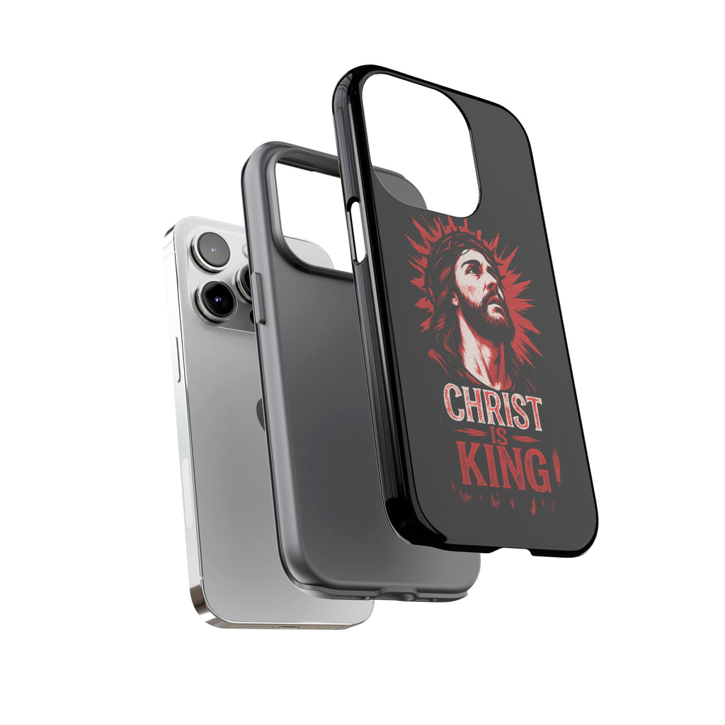 Christ is King Phone Case, Tough Phone Cover for Christian Faith