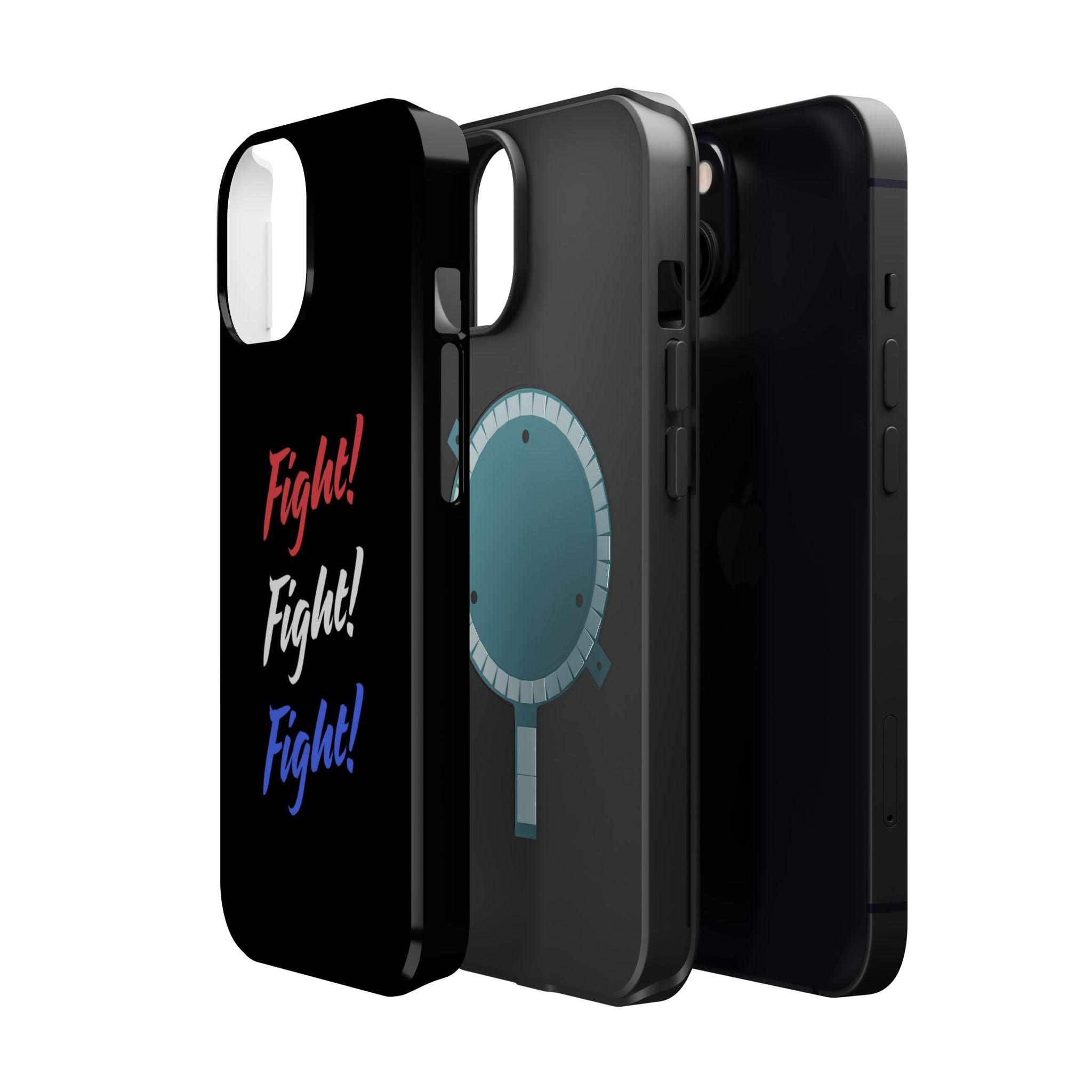Magnetic Phone Cases, Motivational Phone Cover, Fight! Fight! Fight! Case, Personalized Phone Accessory, Unique Gift for Fighters