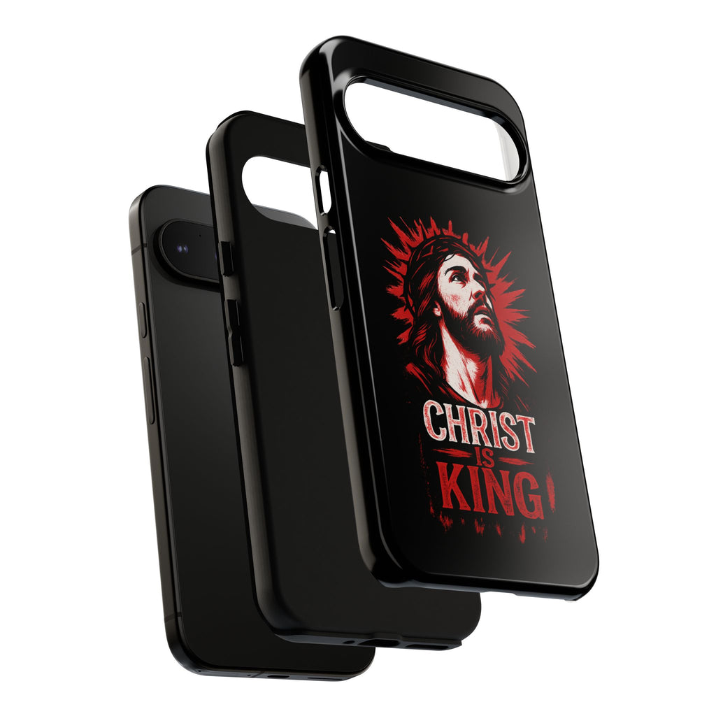 Christ is King Phone Case, Tough Phone Cover for Christian Faith