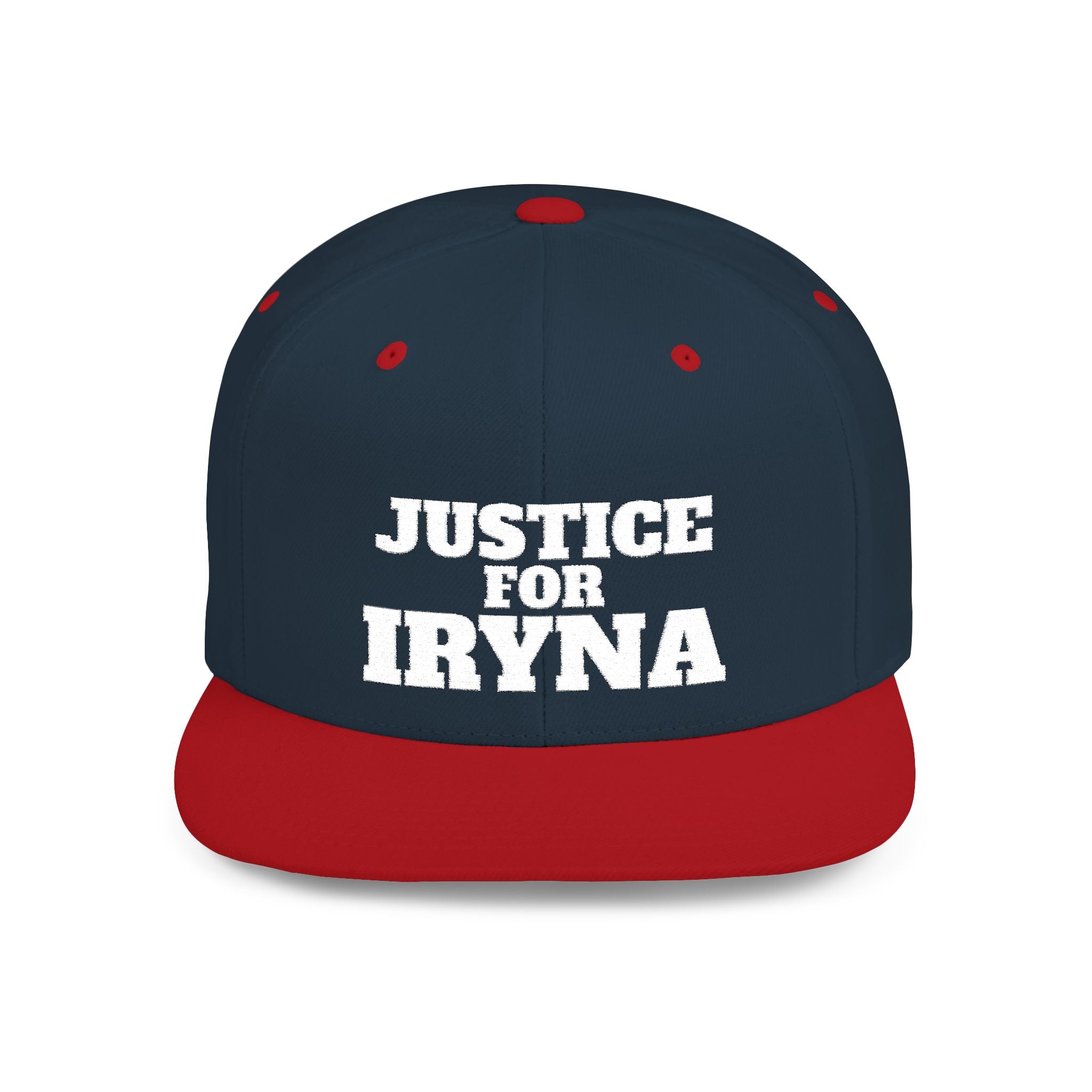 Justice for Iryna Flat Bill Snapback Hat, Statement Cap, Gift for [...]
