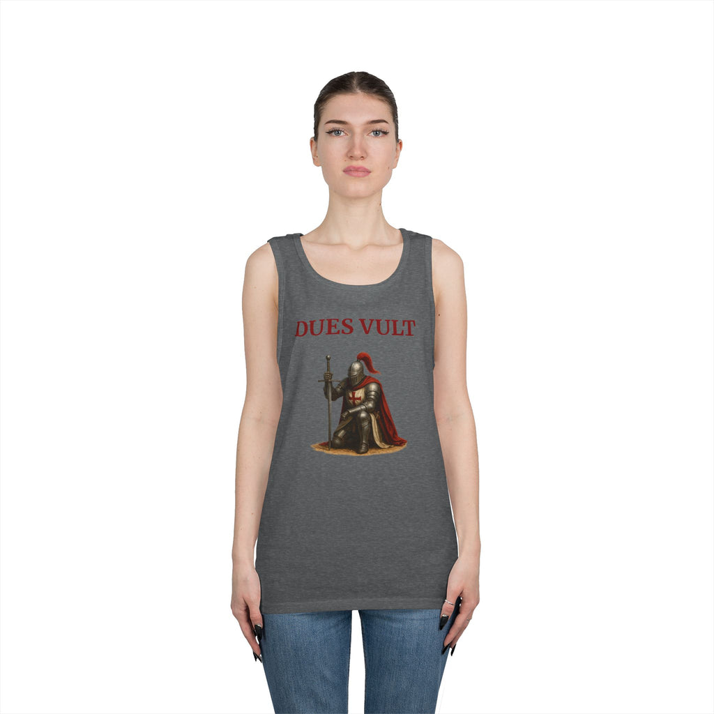 Knight-Inspired Dues Vult Crusader Tank Top