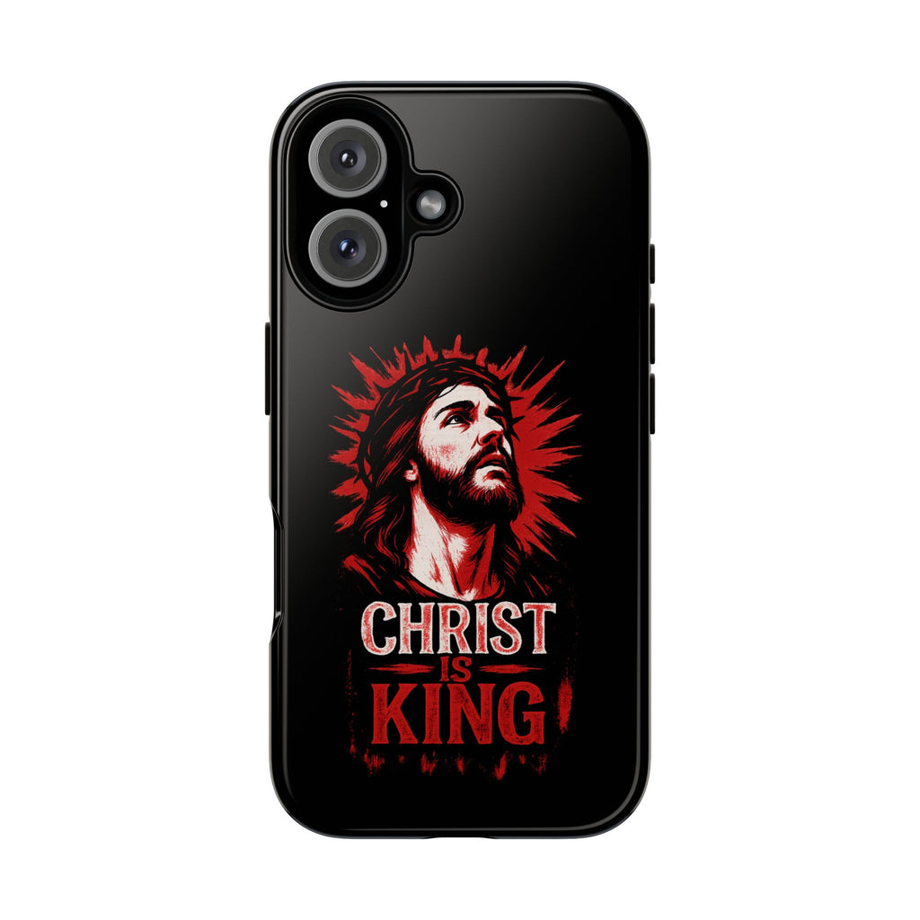 Christ is King Phone Case, Tough Phone Cover for Christian Faith