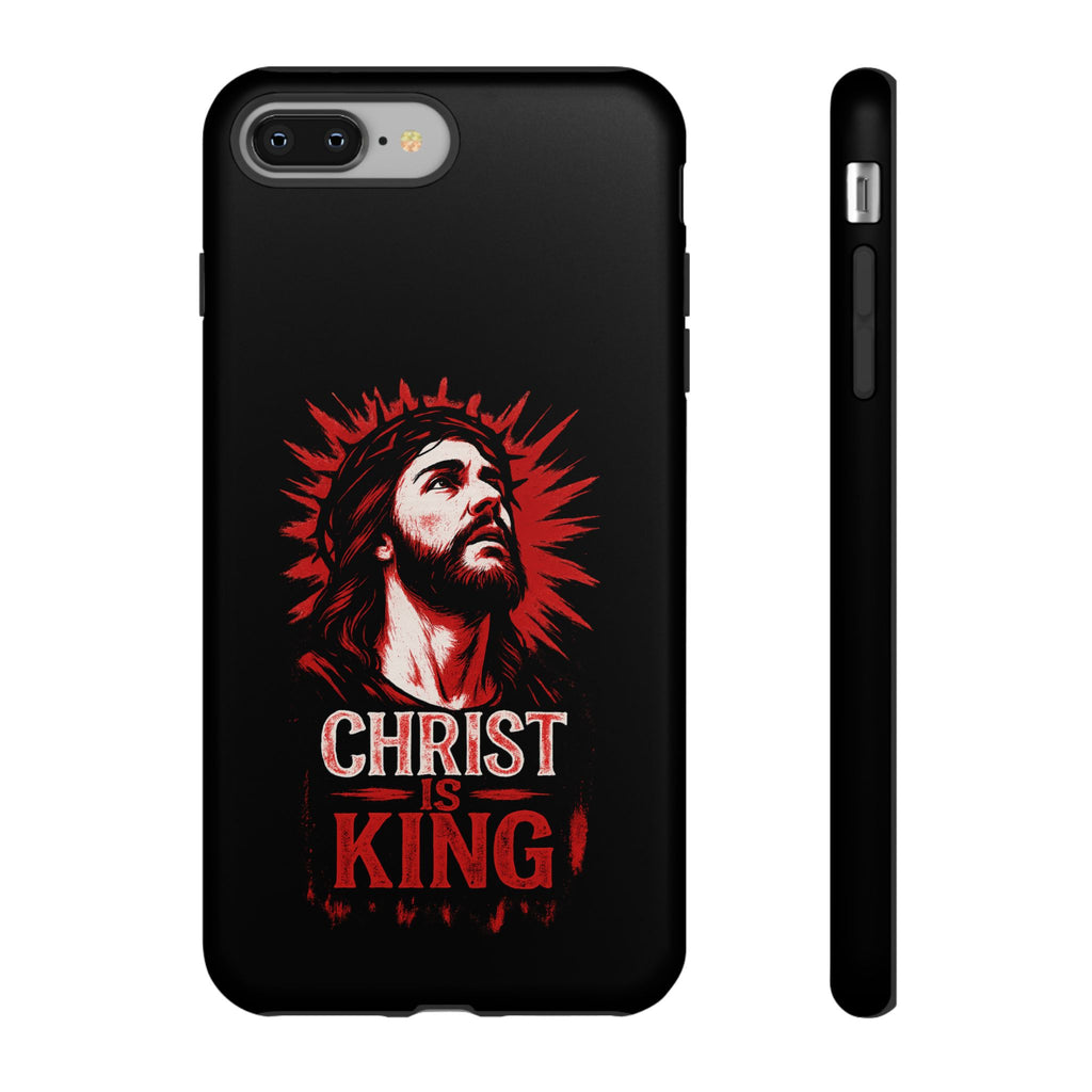 Christ is King Phone Case, Tough Phone Cover for Christian Faith