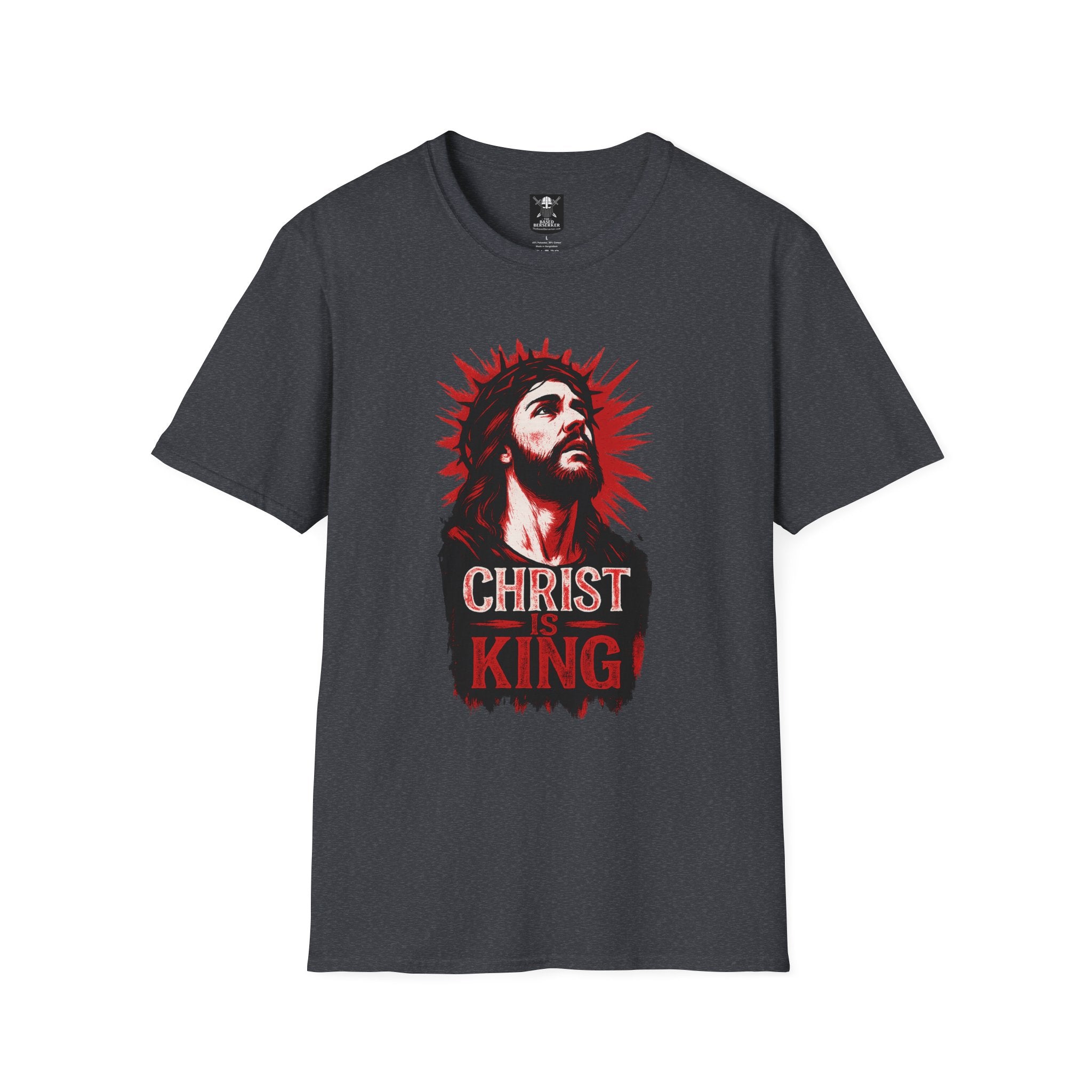 Christ is King Unisex Softstyle T-Shirt, Christian Tee