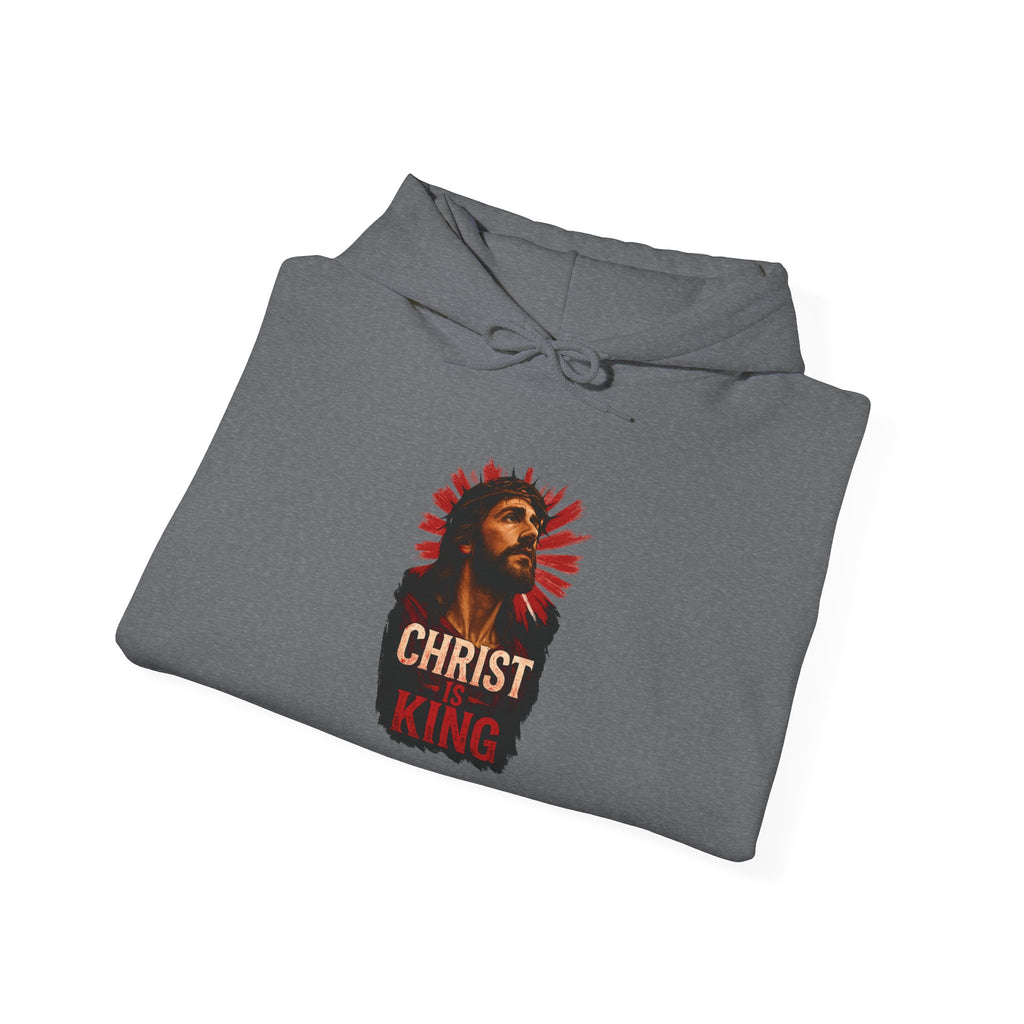 Christ Is King Unisex Hoodie, Christ Is King Hooded Sweatshirt