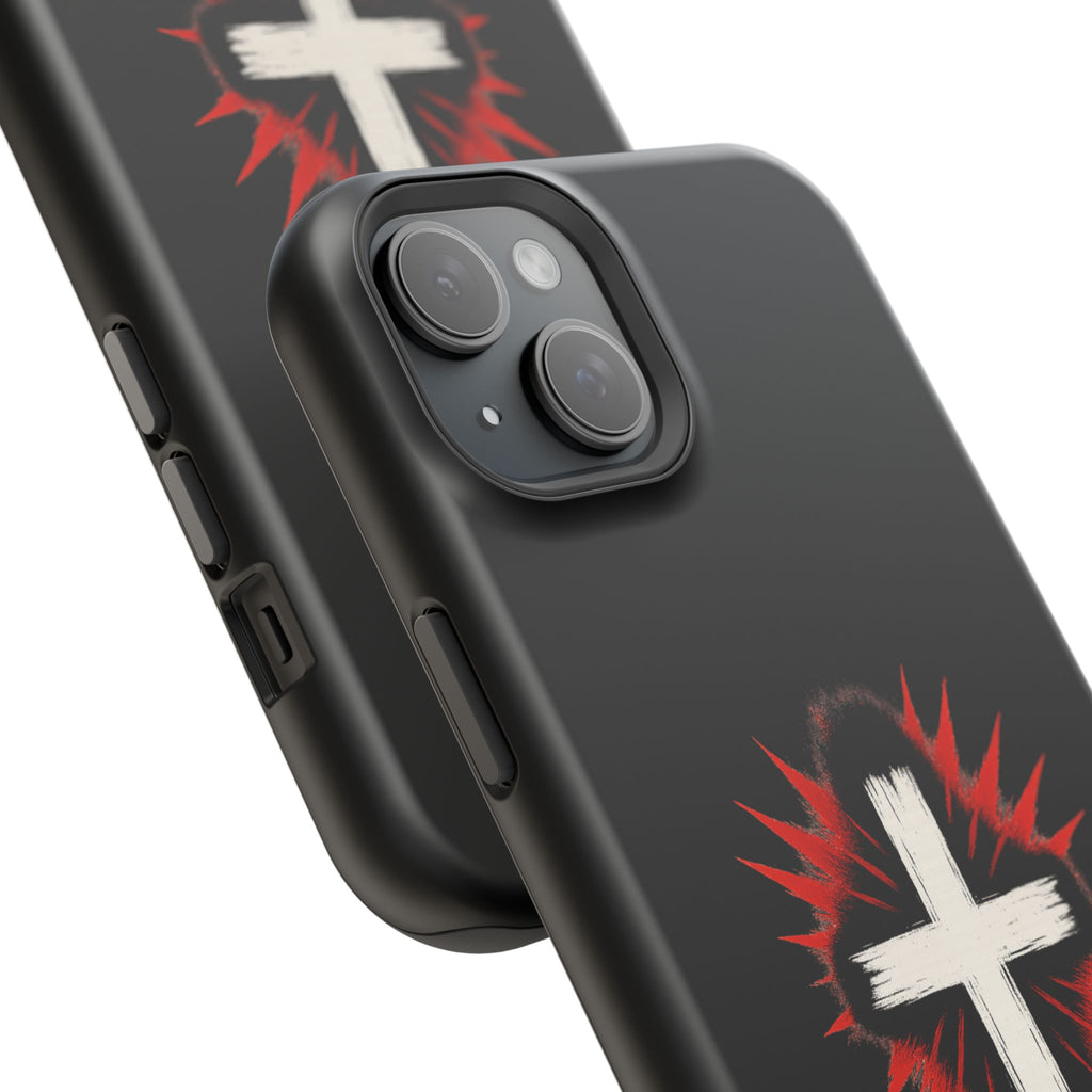 Crucifix Magnetic Impact Resistant Phone Case