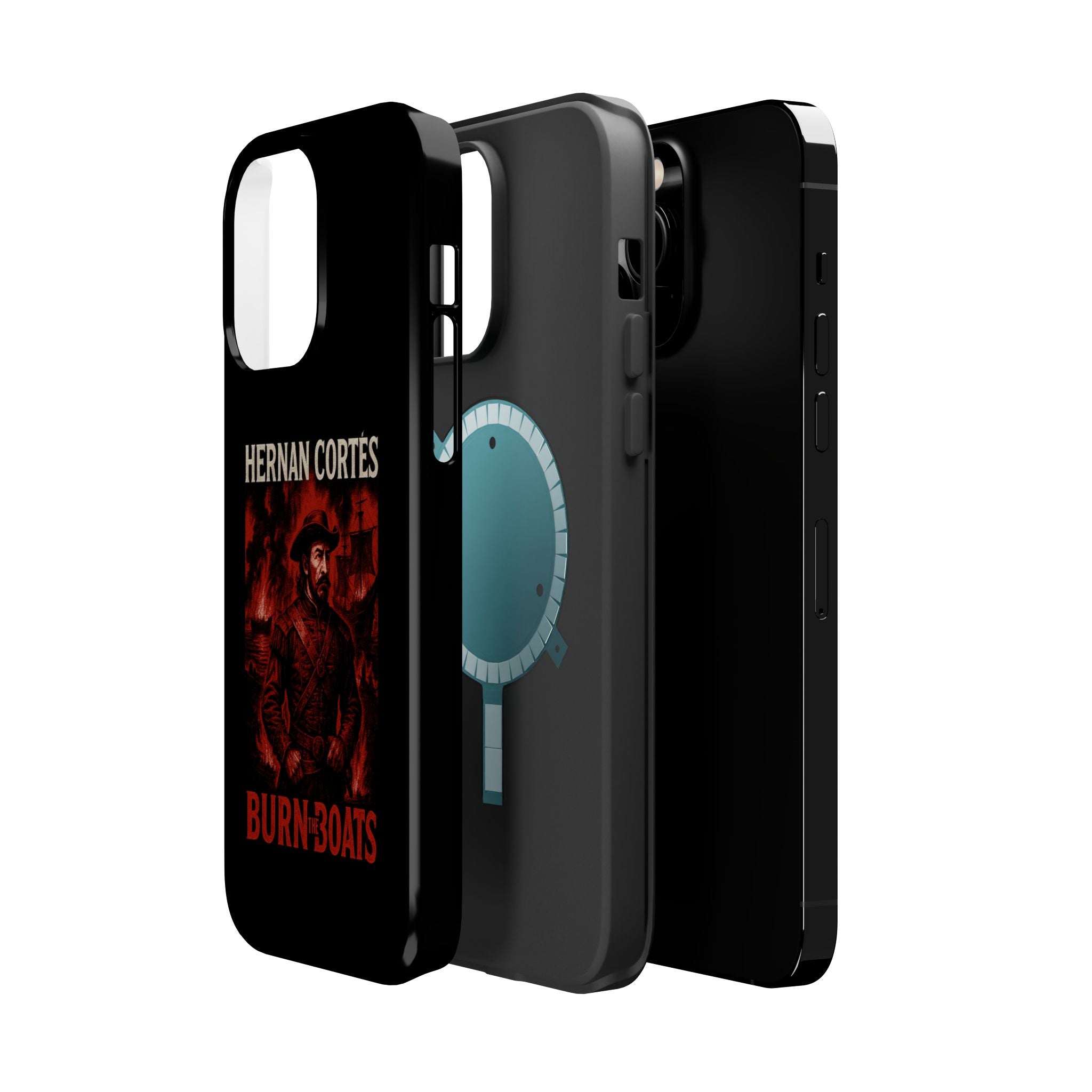 Hernan Cortes Impact-Resistant Magnetic Phone Case