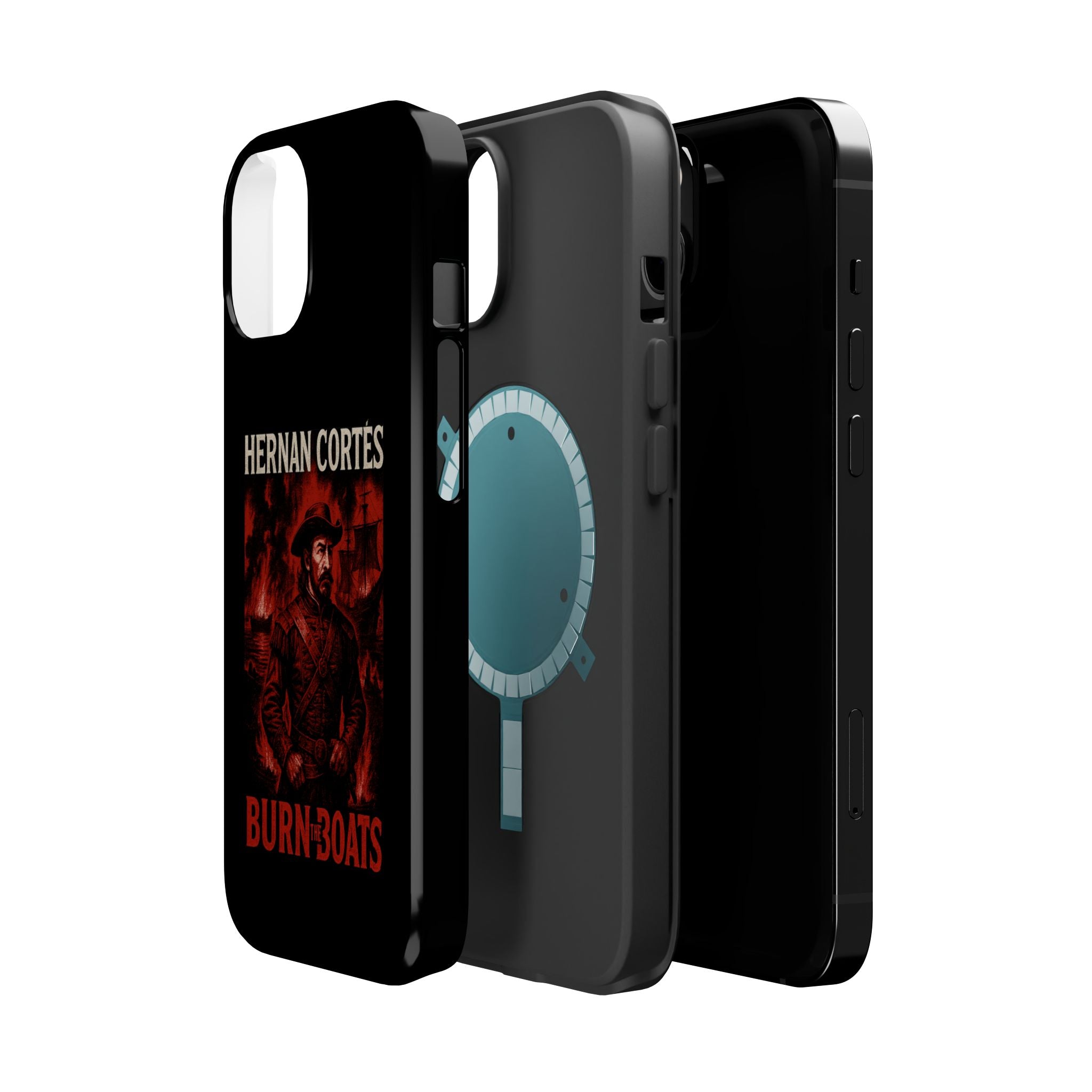 Hernan Cortes Impact-Resistant Magnetic Phone Case