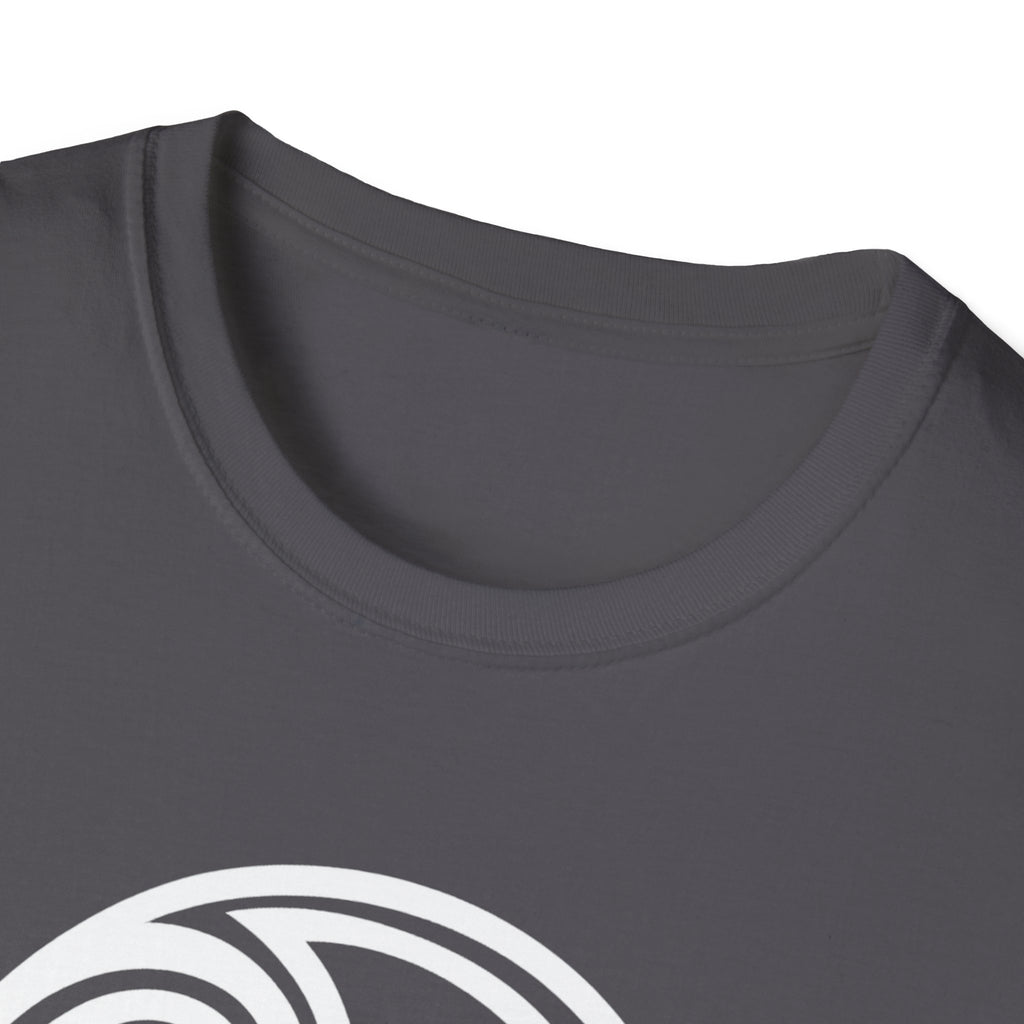 Triskele Trinity Symbol White Design Softstyle T-Shirt