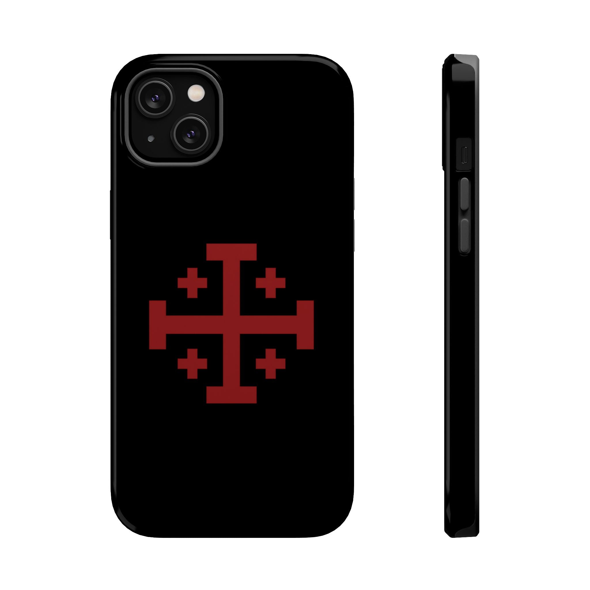 Cross Of Jerusalem Red Design Magnetic Impact-Resistant Cases