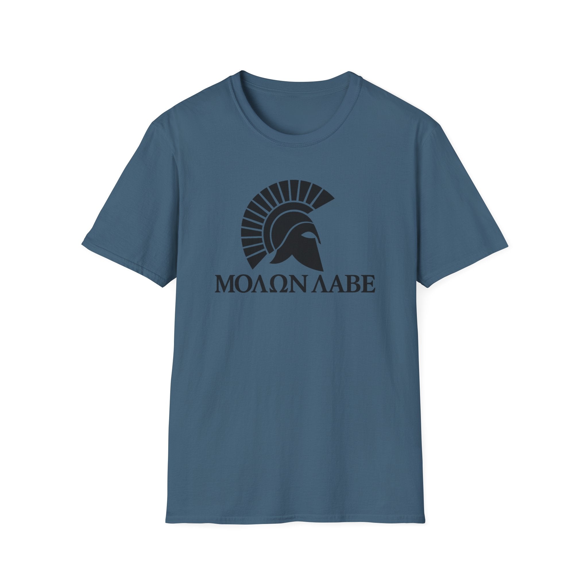 Molon Labe "Come and Take It!" in Greek Black Design Softstyle Cotton T-Shirt Softstyle Cotton T-Shirt