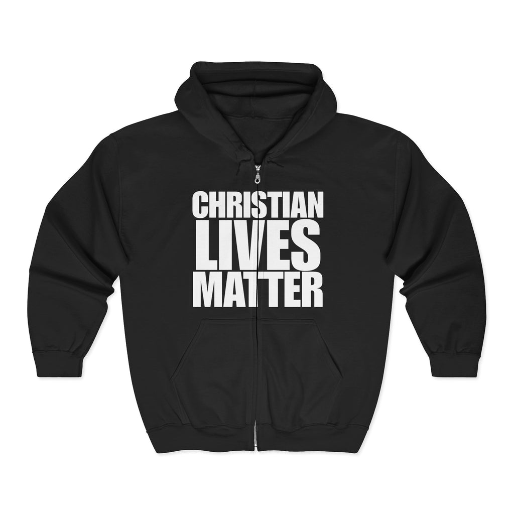 Christian Lives Matter Full Zip Hoodie Sweatshirt