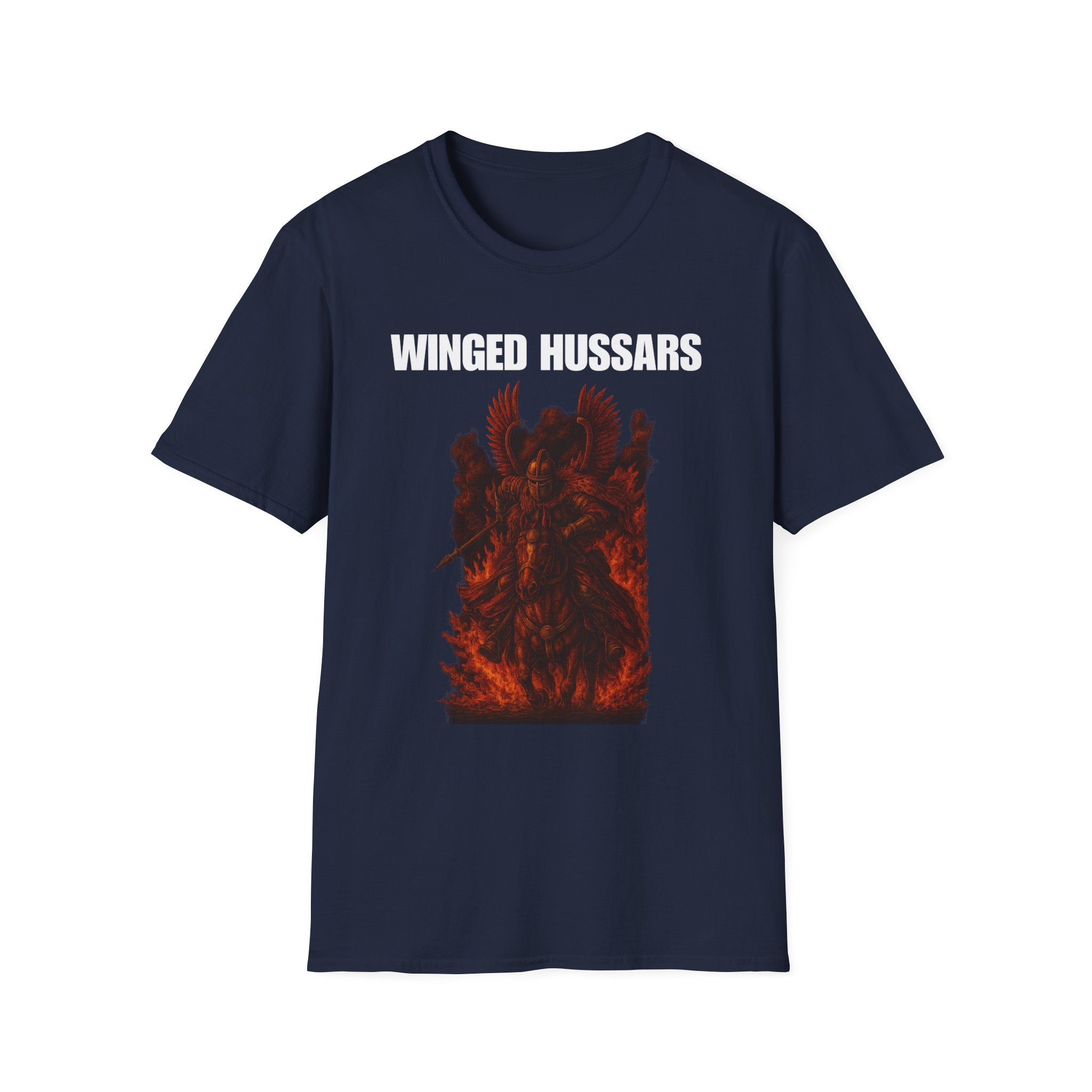 Winged Hussars Fiery Softstyle Cotton Shirt T-Shirt