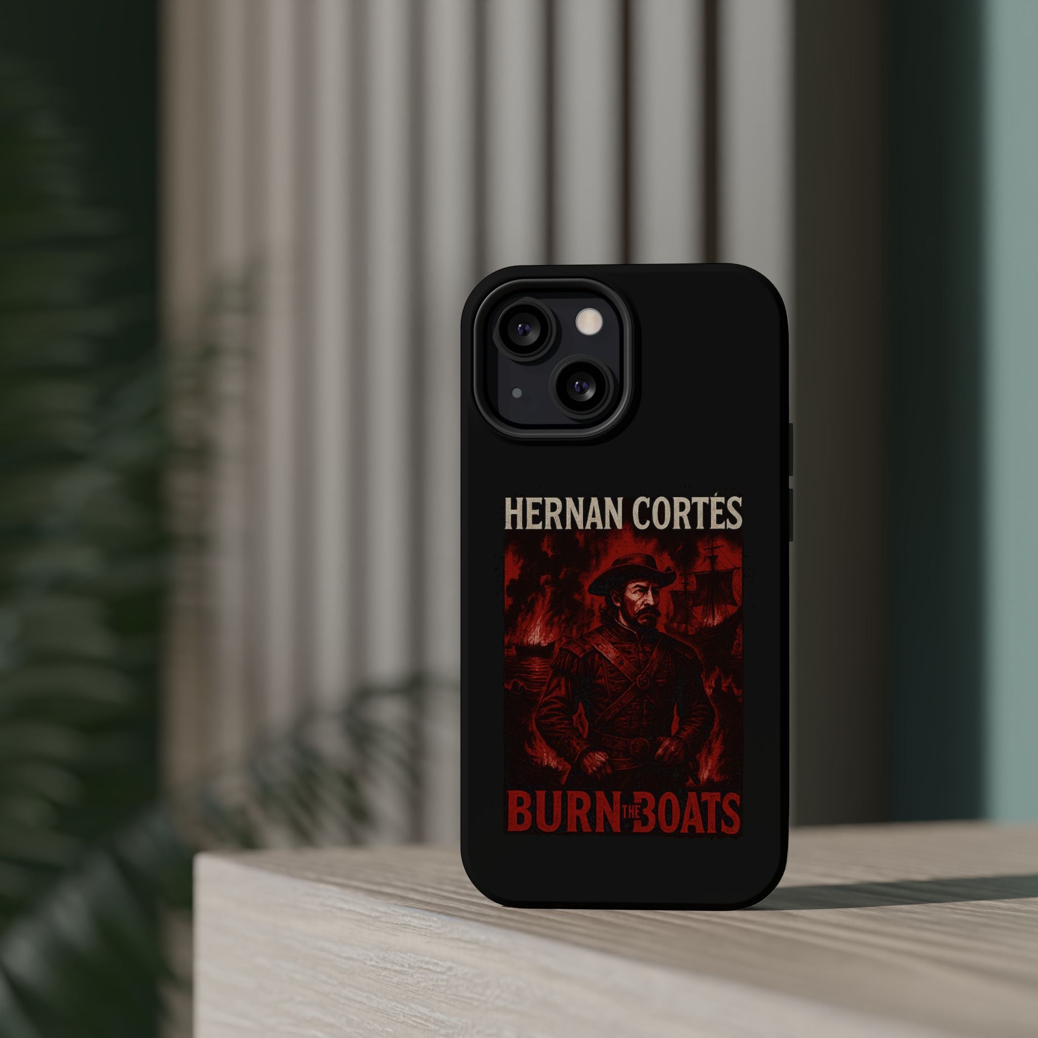Hernan Cortes Impact-Resistant Magnetic Phone Case