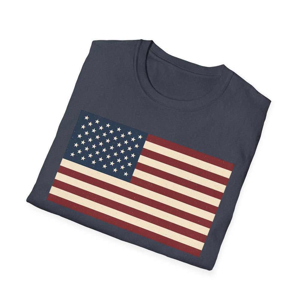 American Flag Softstyle Cotton Shirt T-Shirt