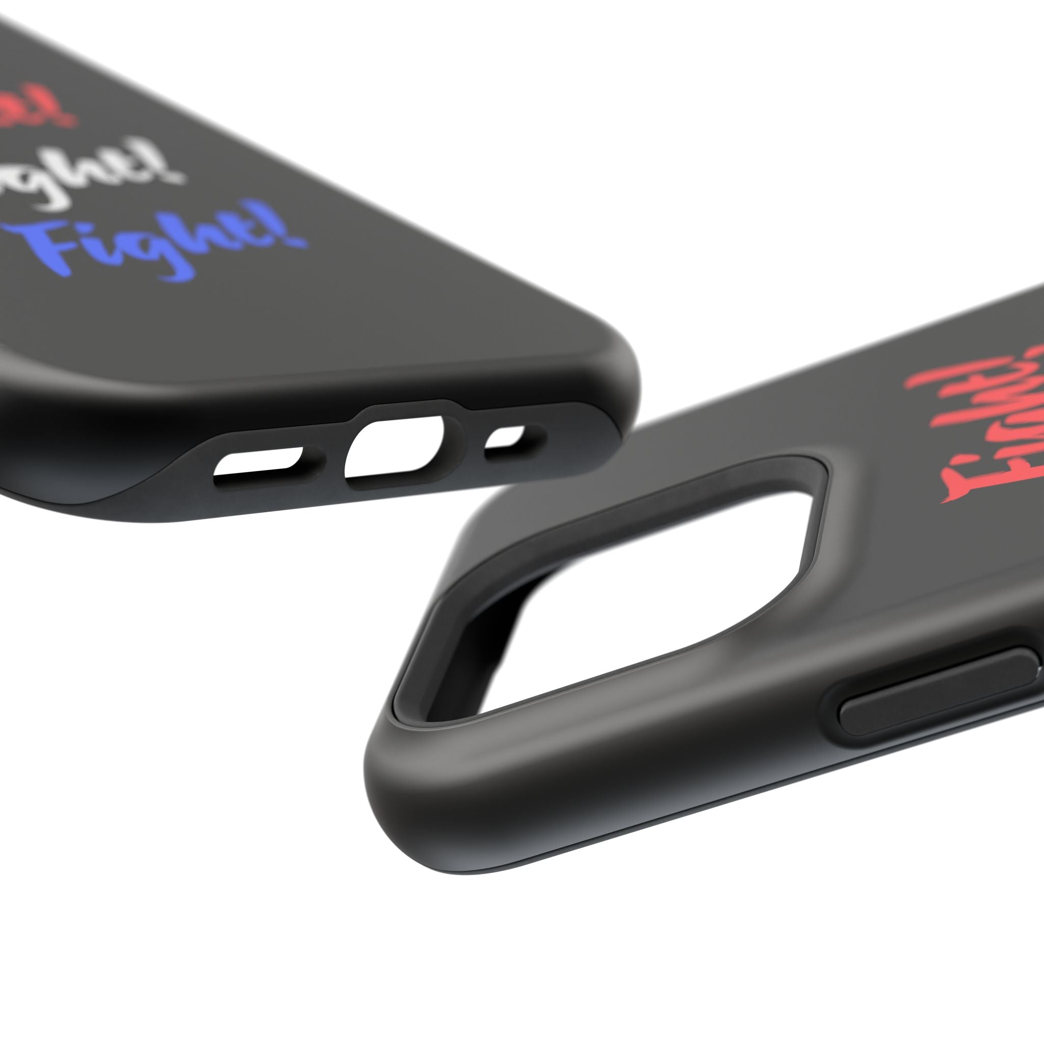 Magnetic Phone Cases, Motivational Phone Cover, Fight! Fight! Fight! Case, Personalized Phone Accessory, Unique Gift for Fighters