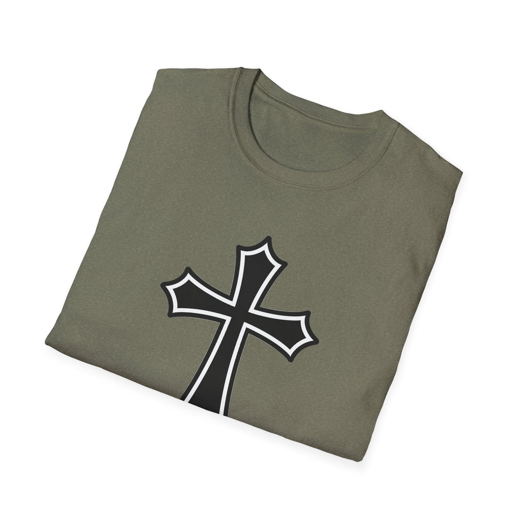 Medieval Style Cross Softstyle T-Shirt