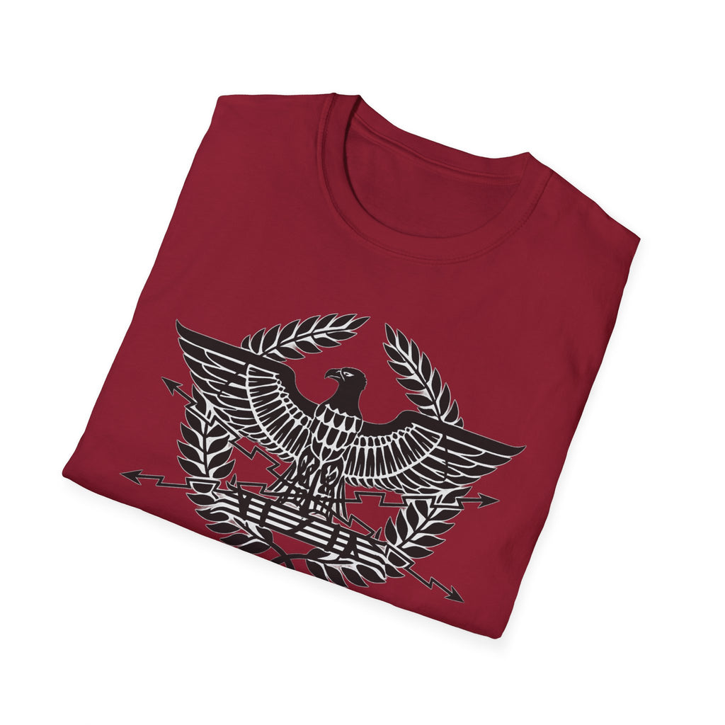 Roman Eagle SPQR Black Design Softstyle T-Shirt