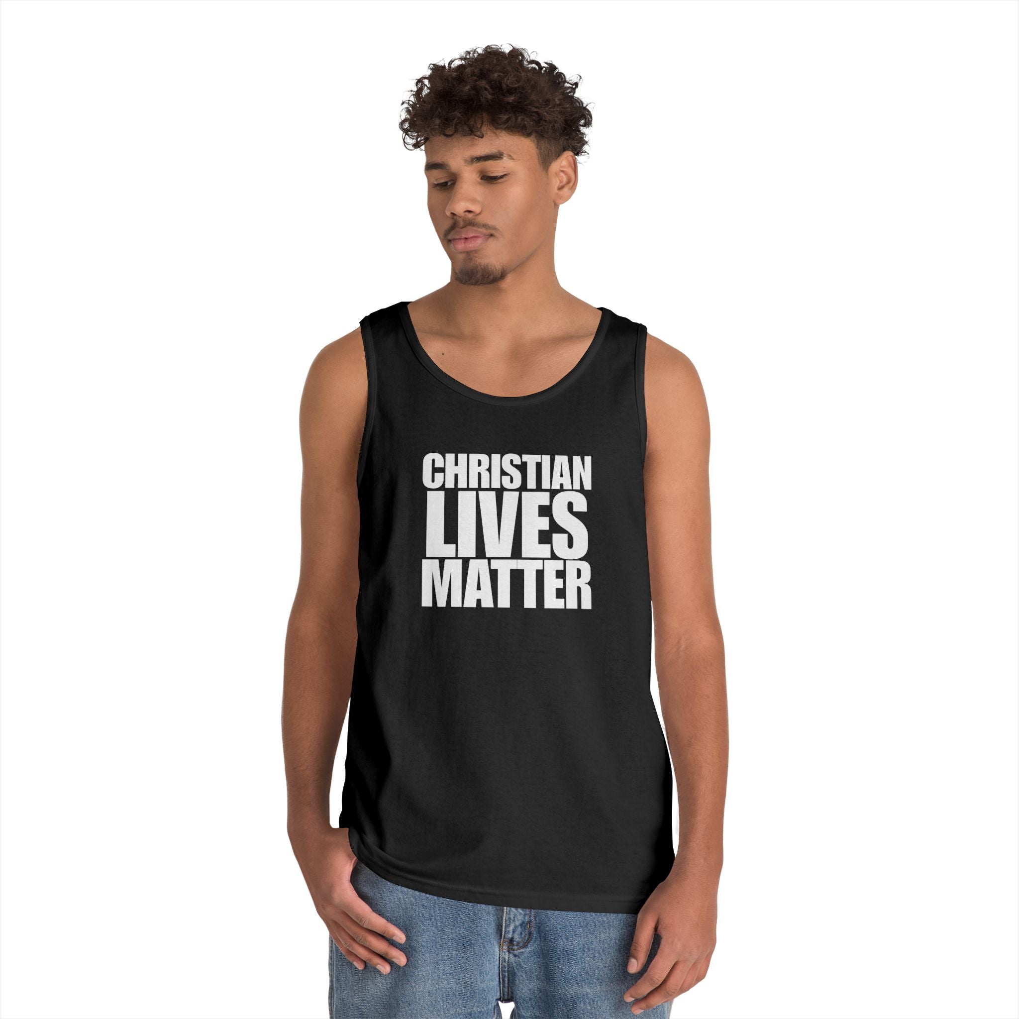 Christian Lives Matter Heavy Cotton Tank Top