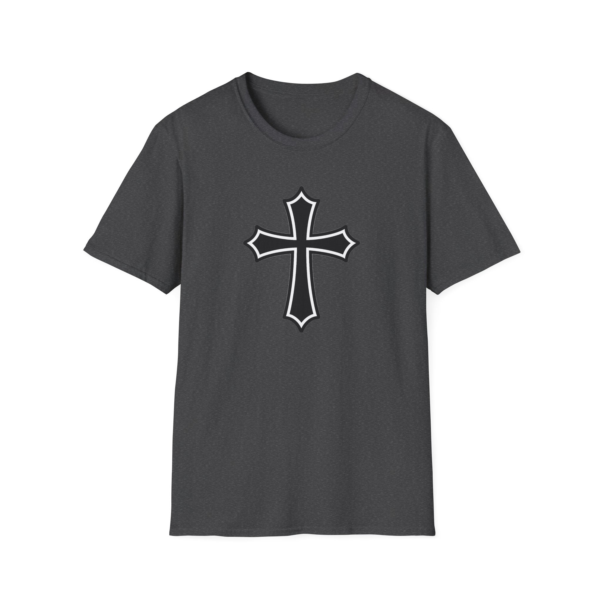 Medieval Style Cross Softstyle T-Shirt