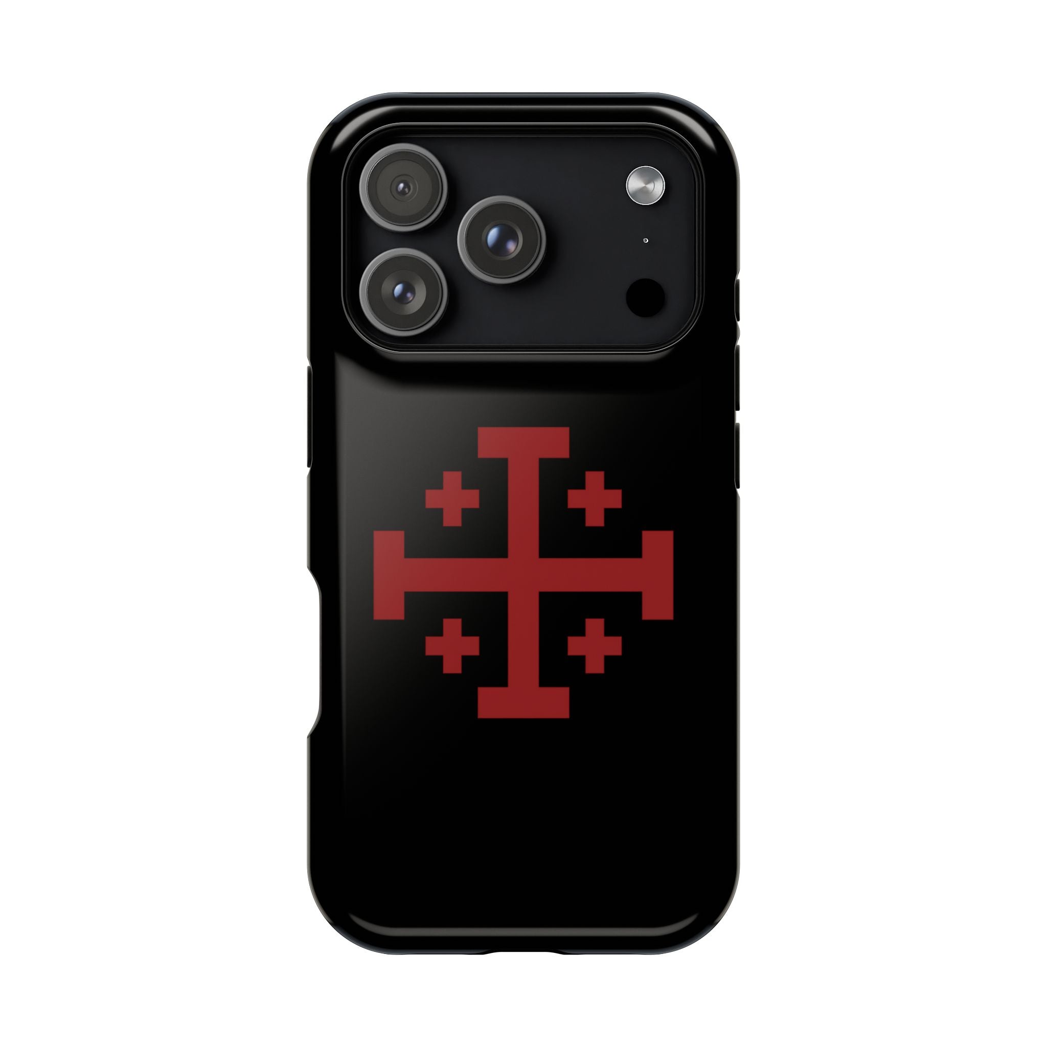 Cross Of Jerusalem Red Design Magnetic Impact-Resistant Cases