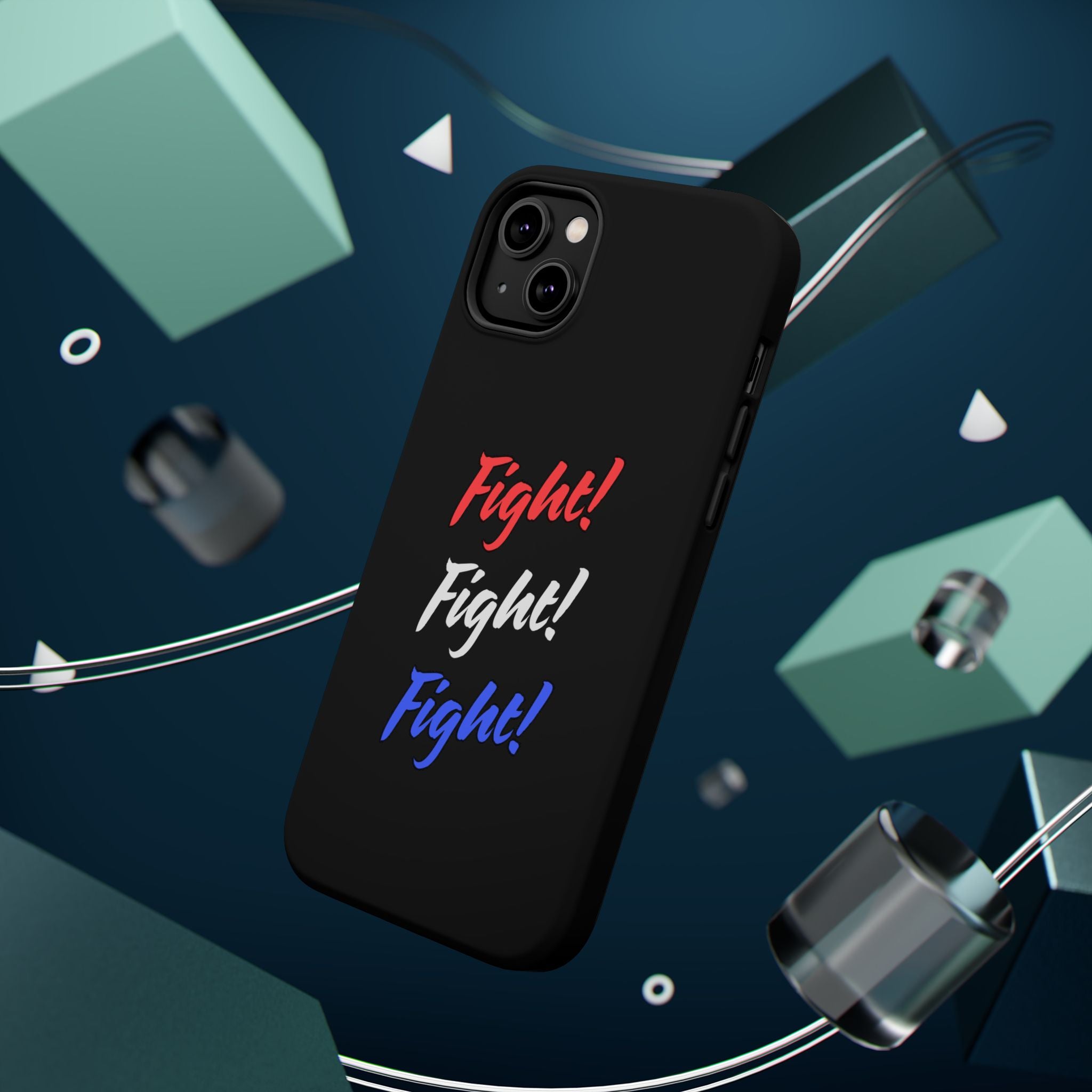 Magnetic Phone Cases, Motivational Phone Cover, Fight! Fight! Fight! Case, Personalized Phone Accessory, Unique Gift for Fighters