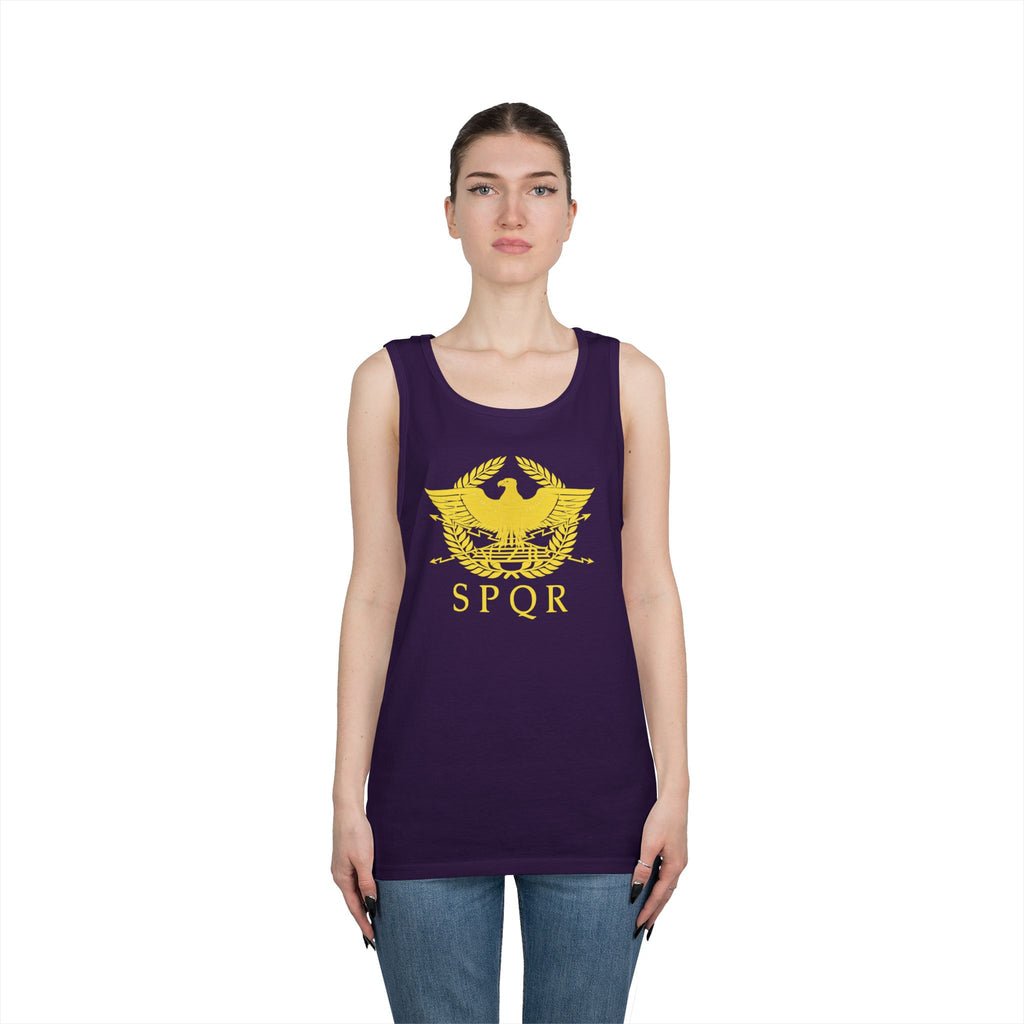 Roman Eagle SPQR Unisex Heavy Cotton Tank Top