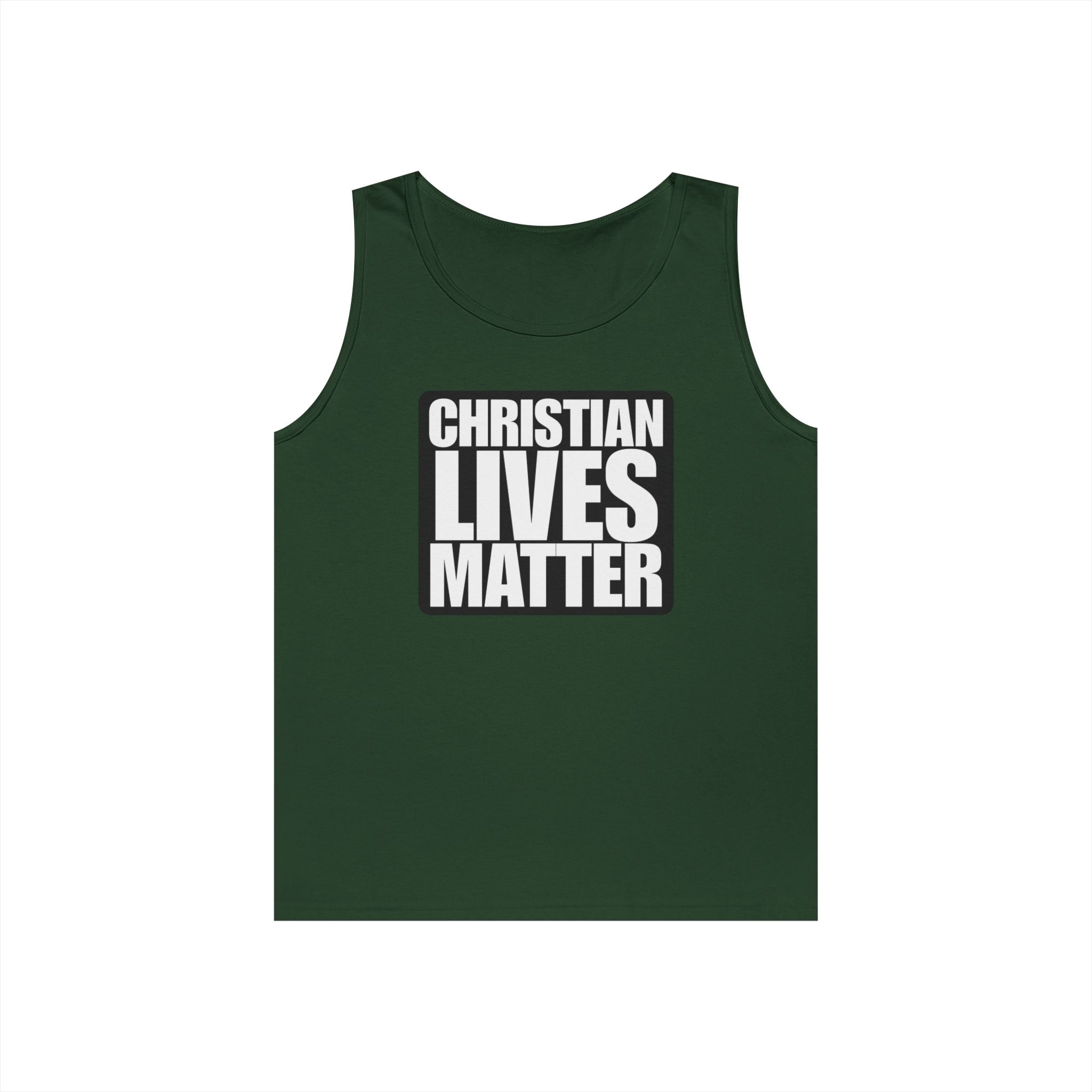 Christian Lives Matter Alt Design Heavy Cotton Tank Top