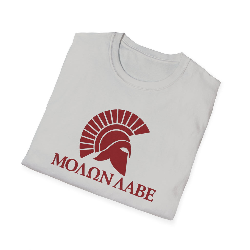 Molon Labe "Come and Take It!" in Greek Black Design Softstyle Cotton T-Shirt Softstyle Cotton T-Shirt