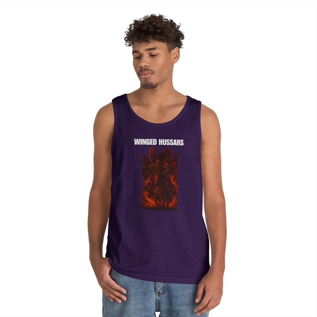 Winged Hussars Fiery Heavy Cotton Tank Top