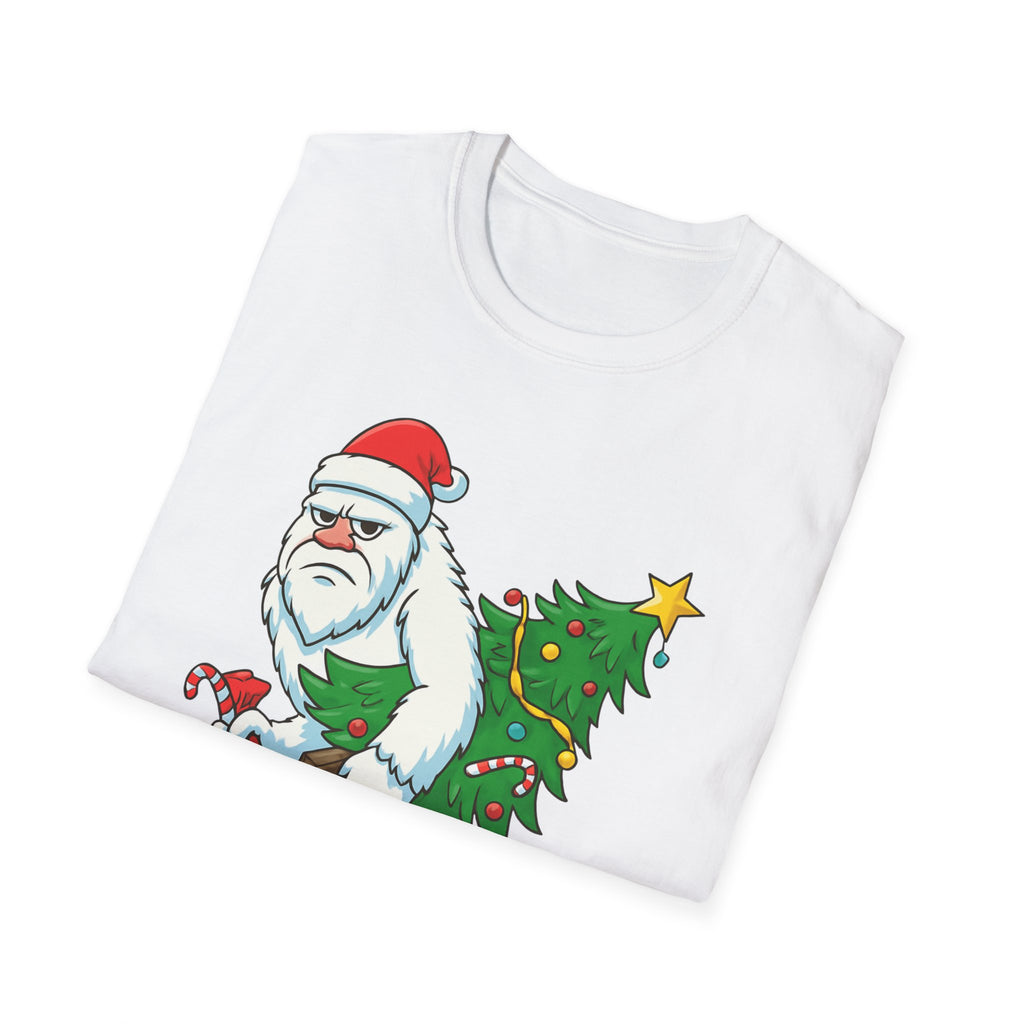 Yeti Stole Christmas T-Shirt | Funny Holiday Tee | Festive Unisex Cotton Shirt