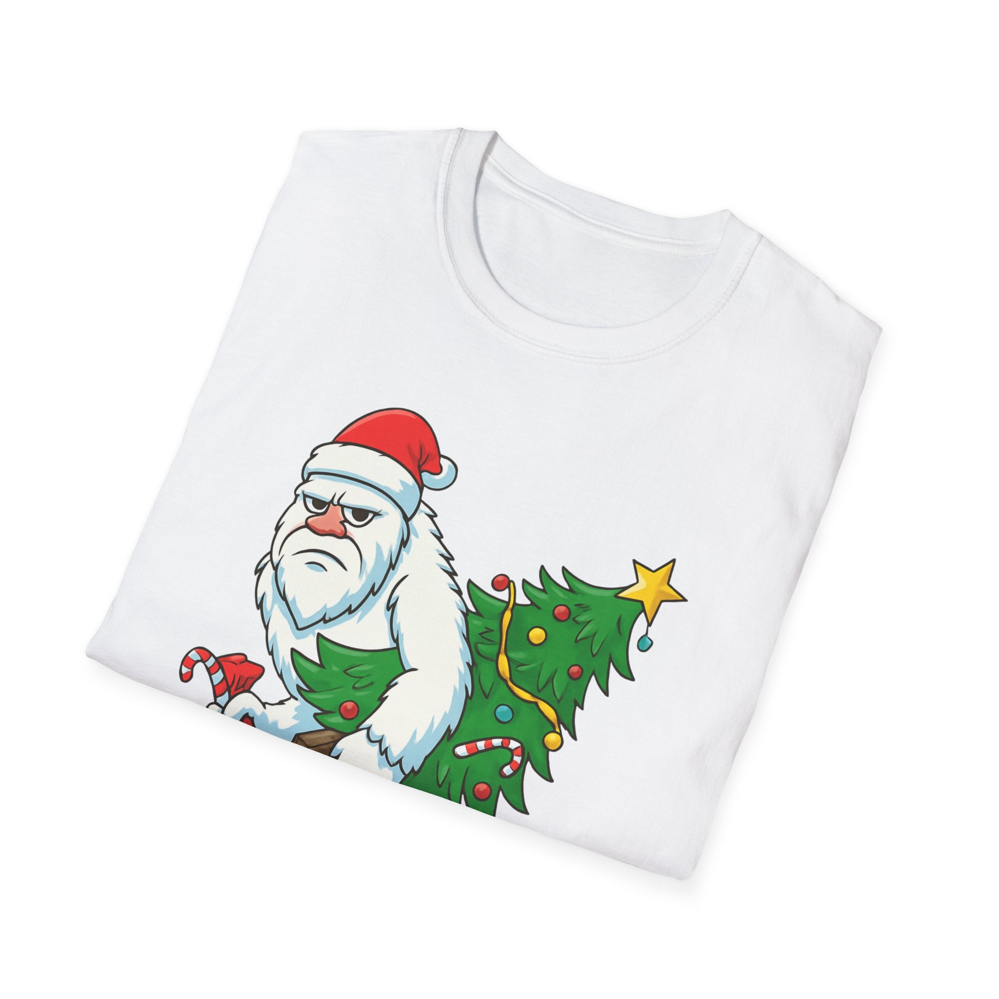 Yeti Stole Christmas T-Shirt | Funny Holiday Tee | Festive Unisex Cotton Shirt
