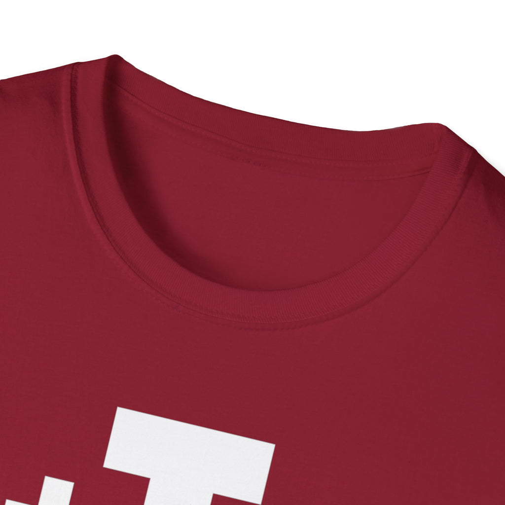 Cross of Jerusalem White Design Softstyle T-Shirt