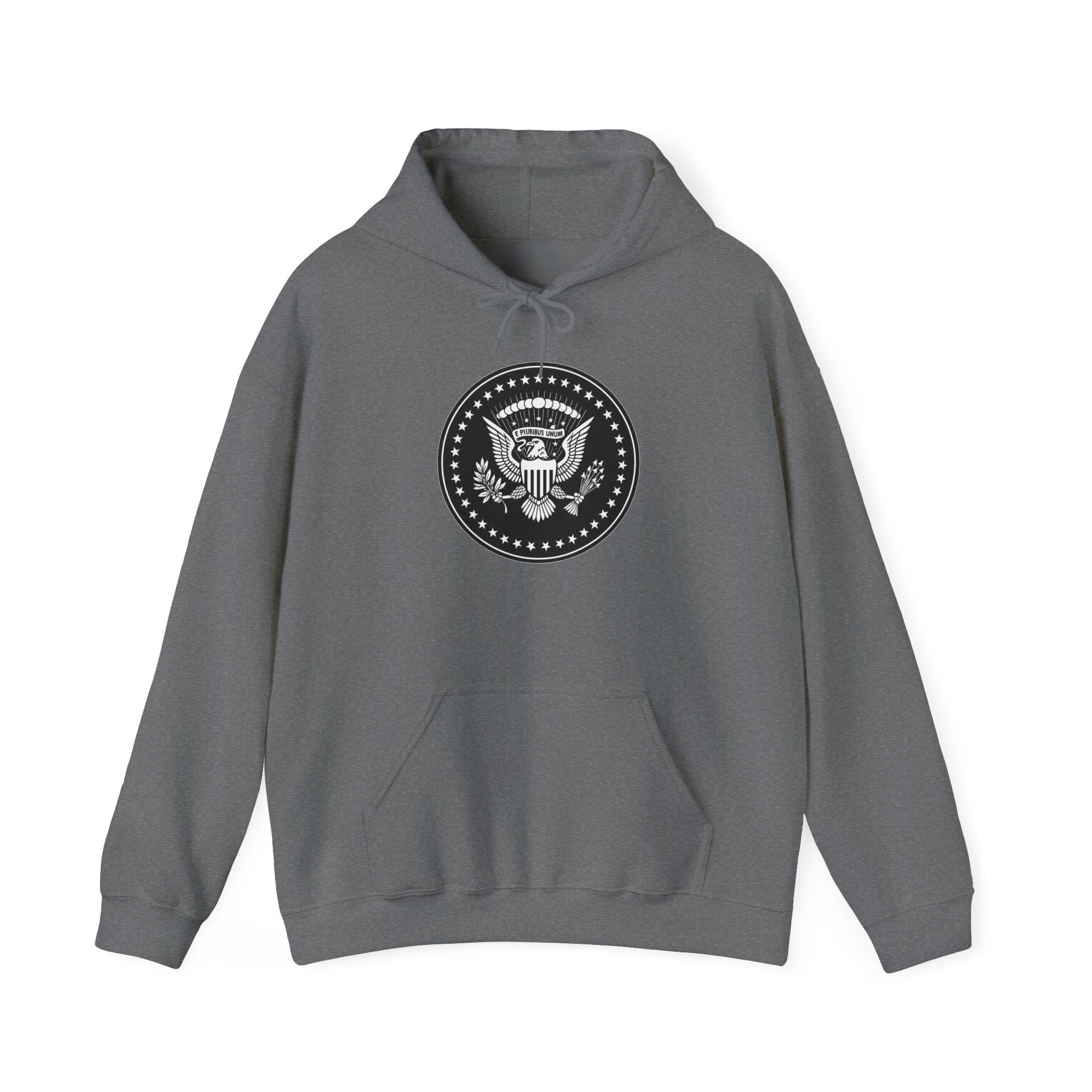 Presidential Seal American Eagle Graphic Pull Over Hoodie Sweatshirt