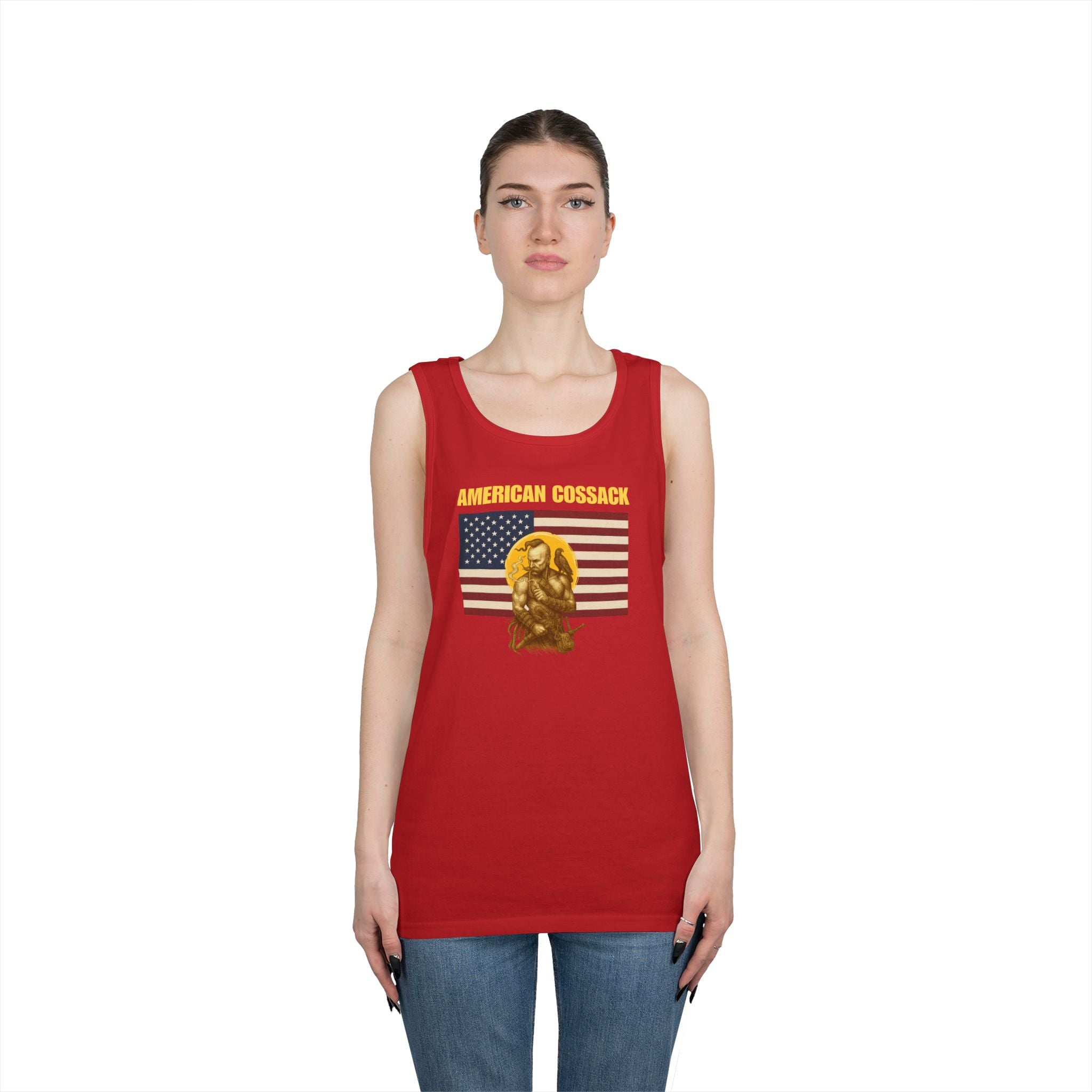 American Cossack Heavy Cotton Tank Top