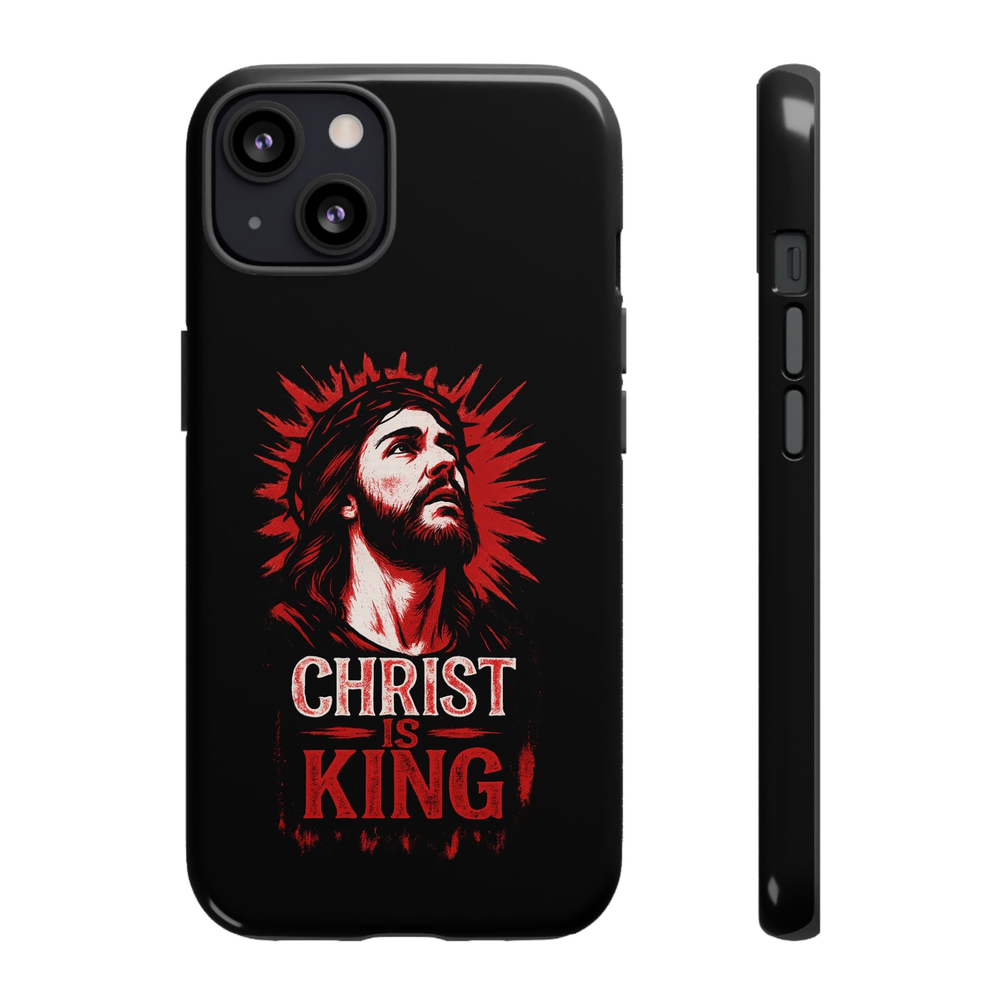 Christ is King Phone Case, Tough Phone Cover for Christian Faith