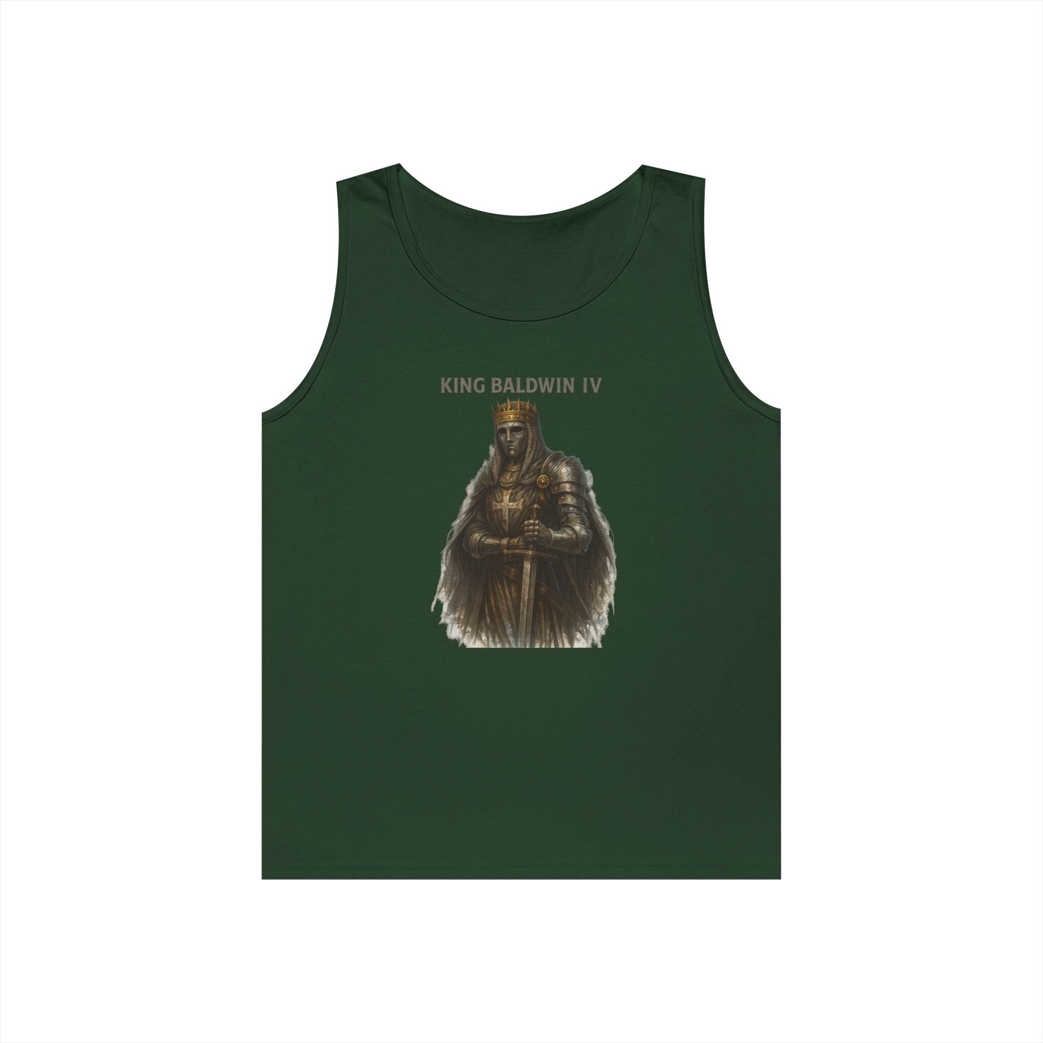 King Baldwin IV Unisex Heavy Cotton Tank Top