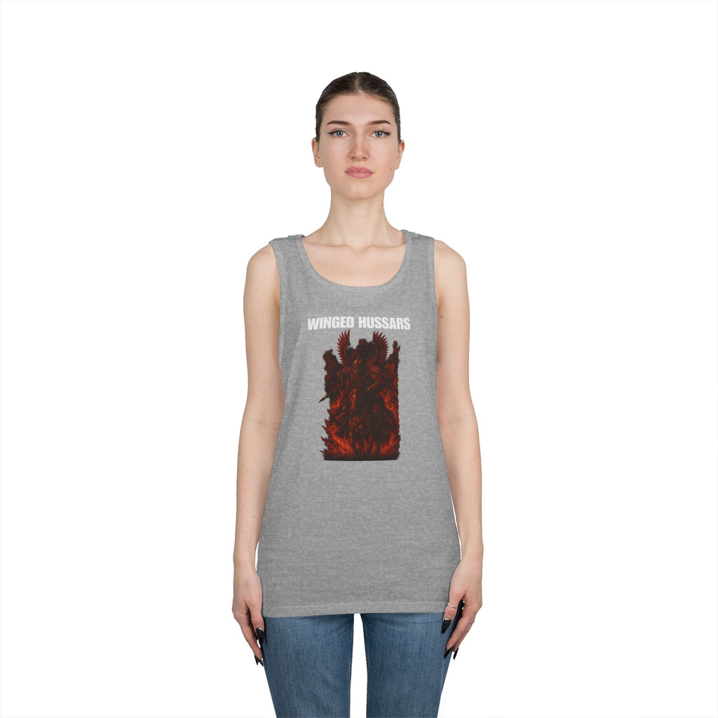 Winged Hussars Fiery Heavy Cotton Tank Top