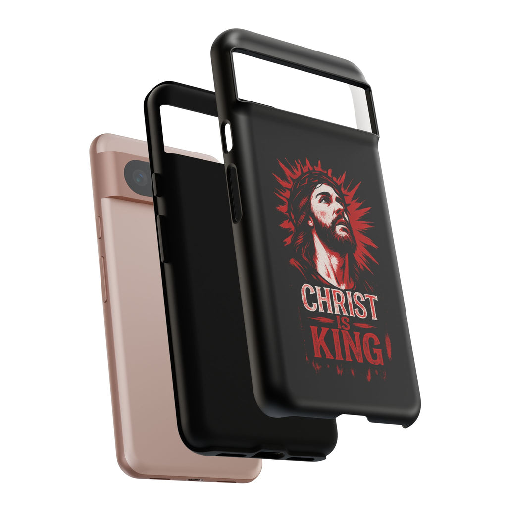 Christ is King Phone Case, Tough Phone Cover for Christian Faith