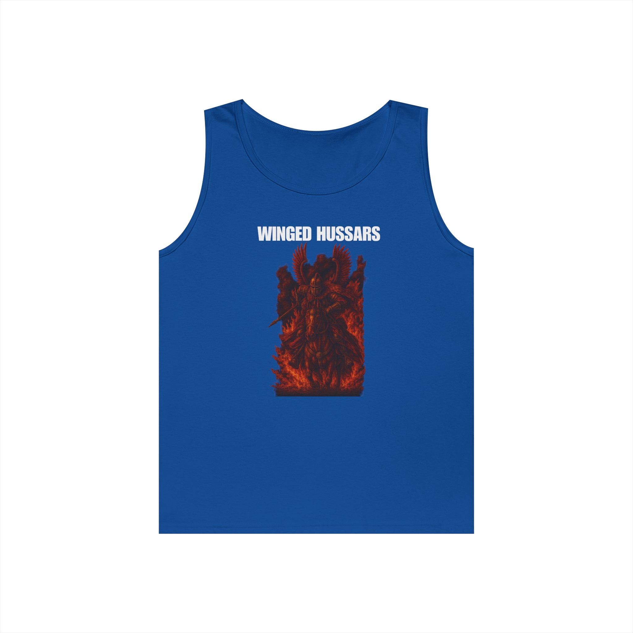 Winged Hussars Fiery Heavy Cotton Tank Top